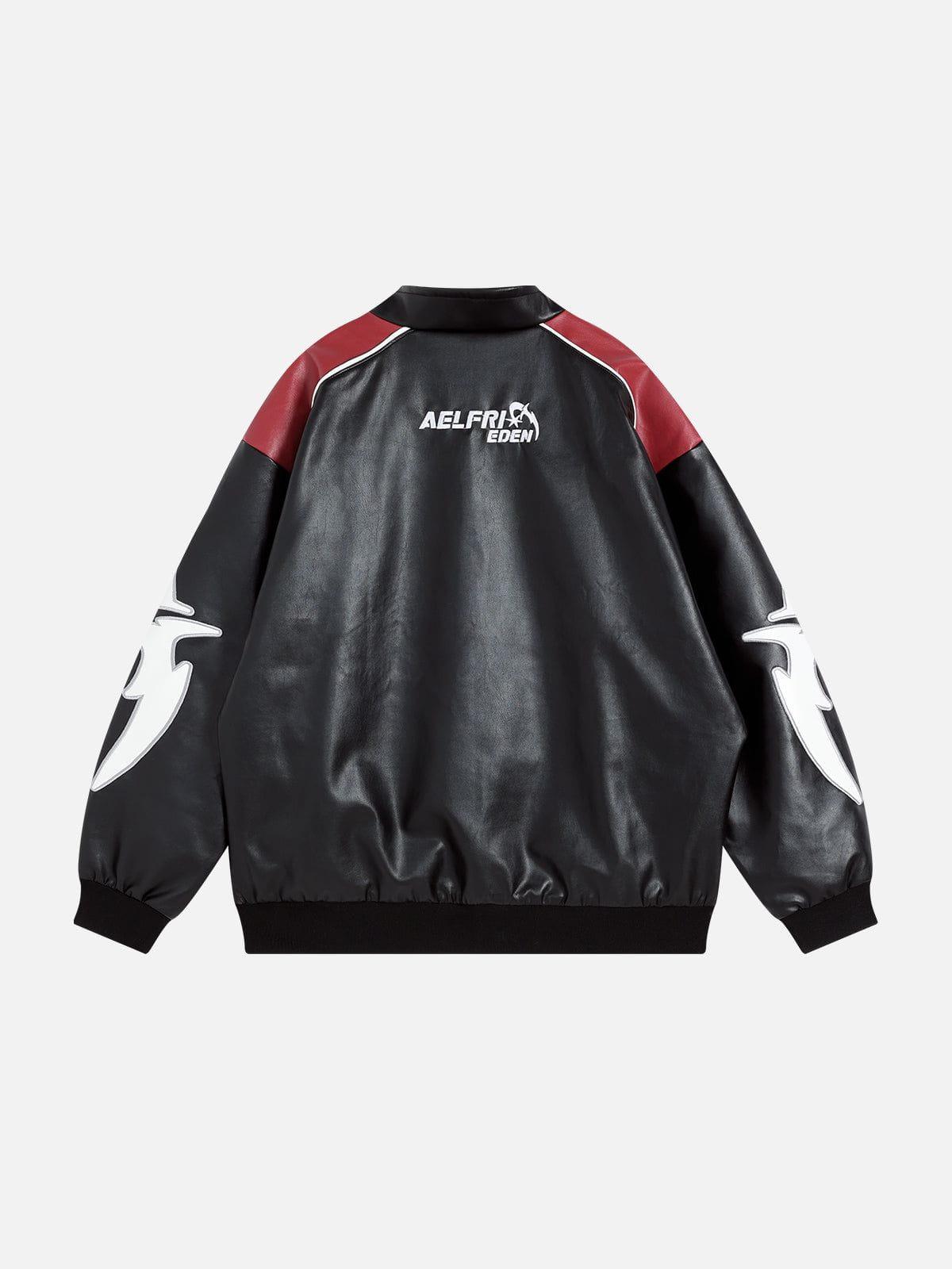 Aelfric Eden Racing Leather Jacket Product Image