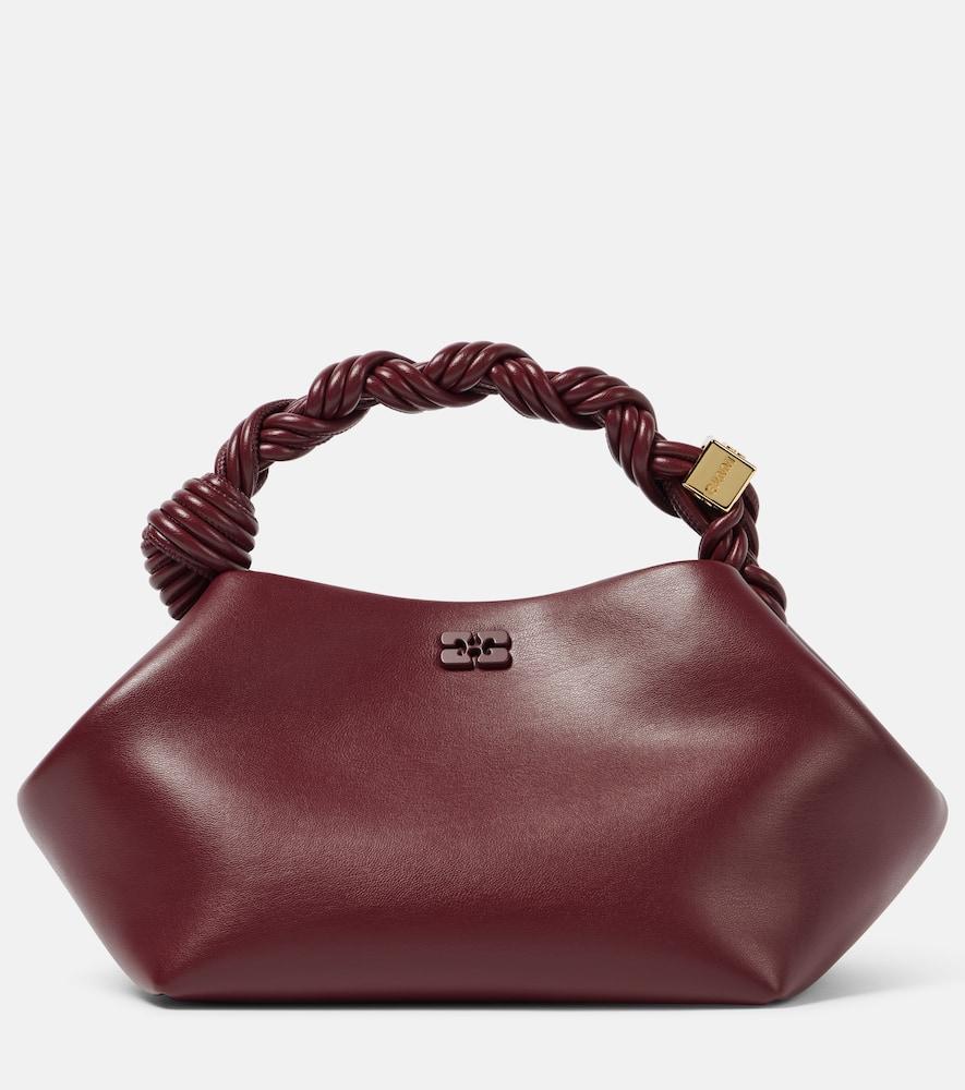 GANNI Bordeaux Mini Bou Handbag In Red Product Image