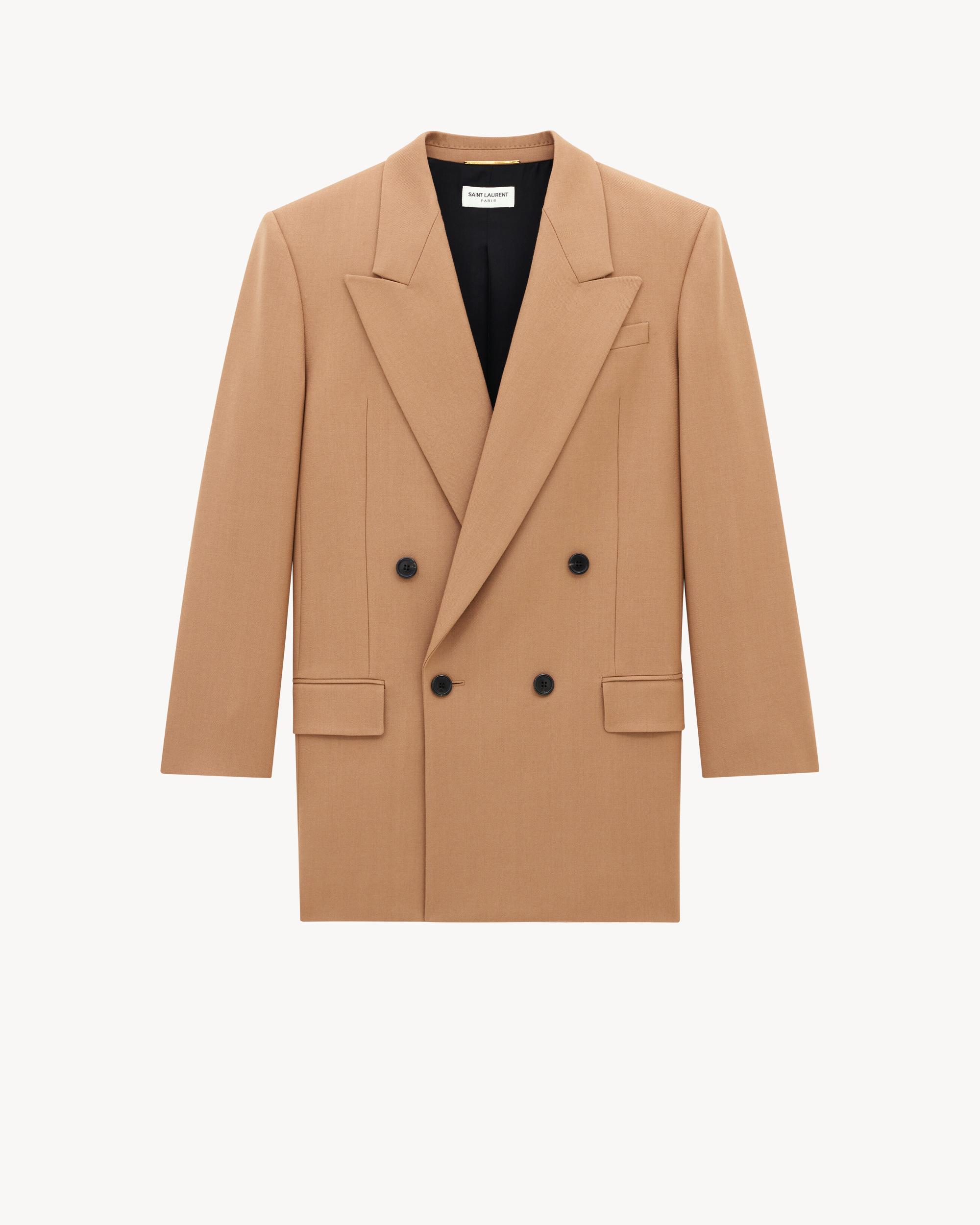 Jacket in Wool Gabardine Product Image