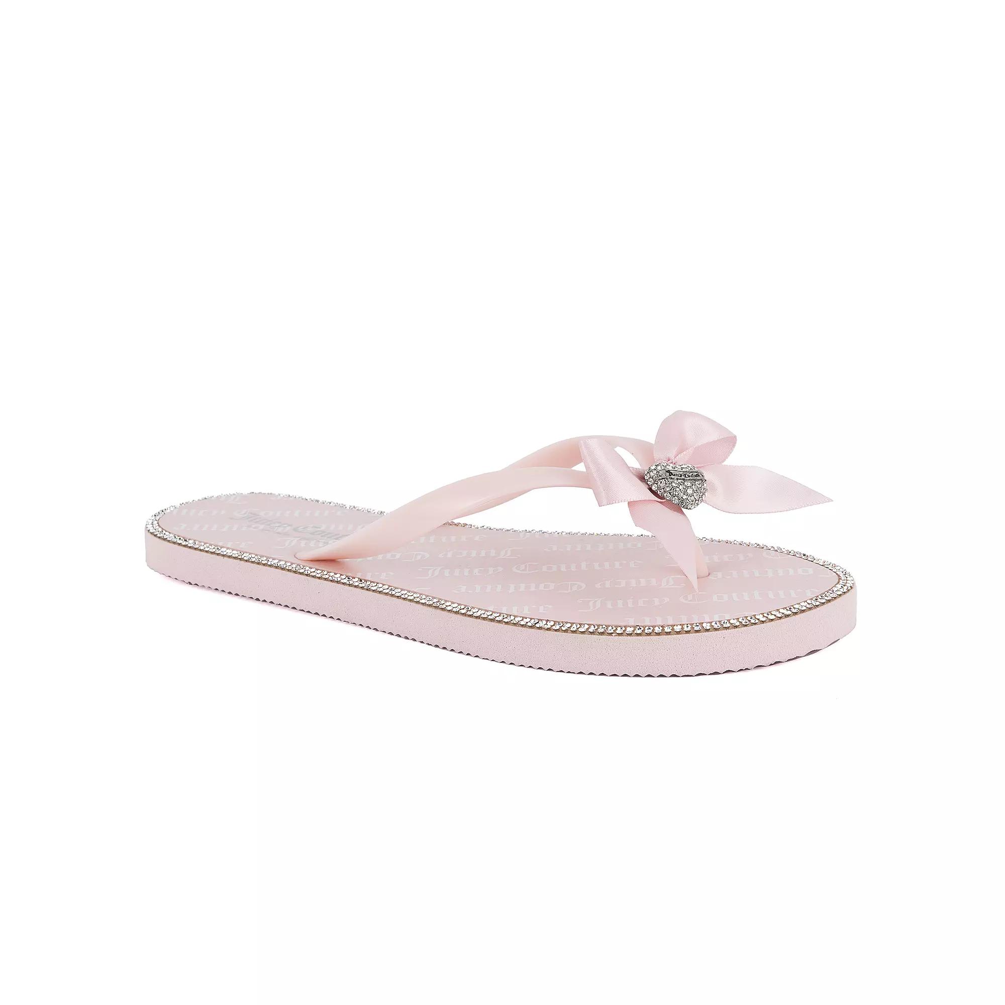 Juicy Couture Sonnet Women's Thong Flip-Flop Sandals, Size: 9, Blush Product Image