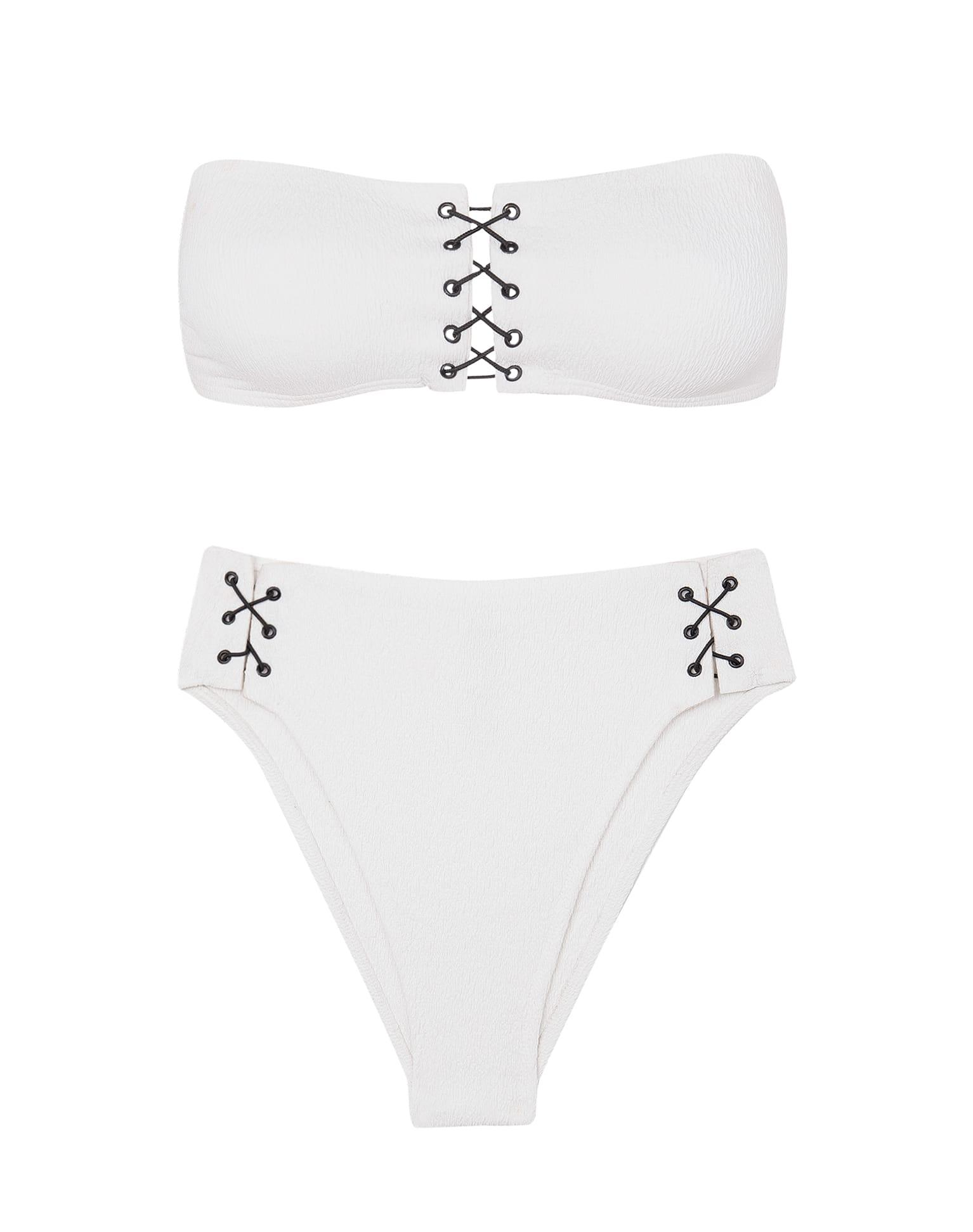 Firenze Blair Bandeau Top (Exchange Only) - White Product Image