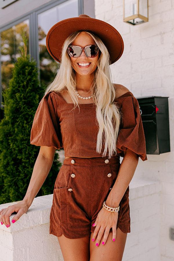 Country Lane Corduroy Top Product Image