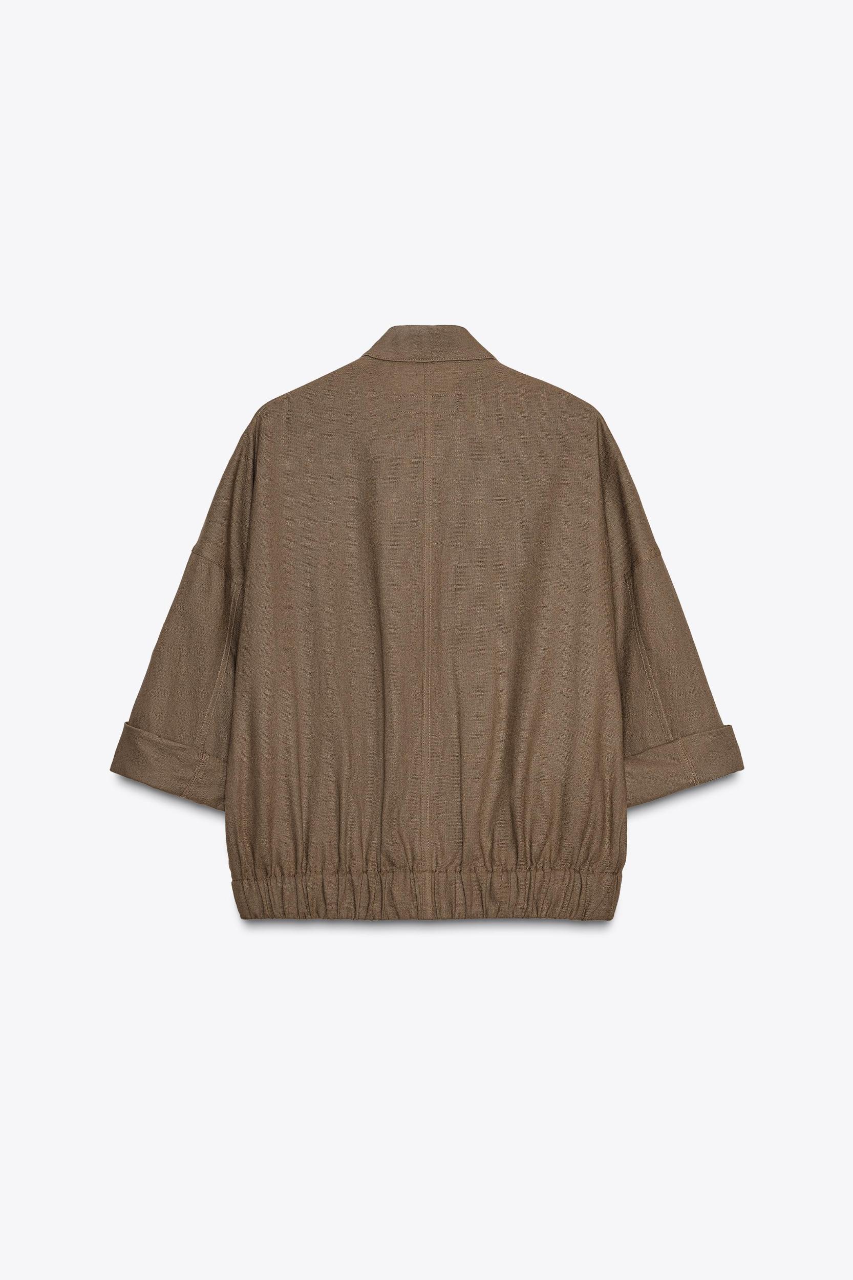 LINEN FULL SLEEVE JACKET Product Image