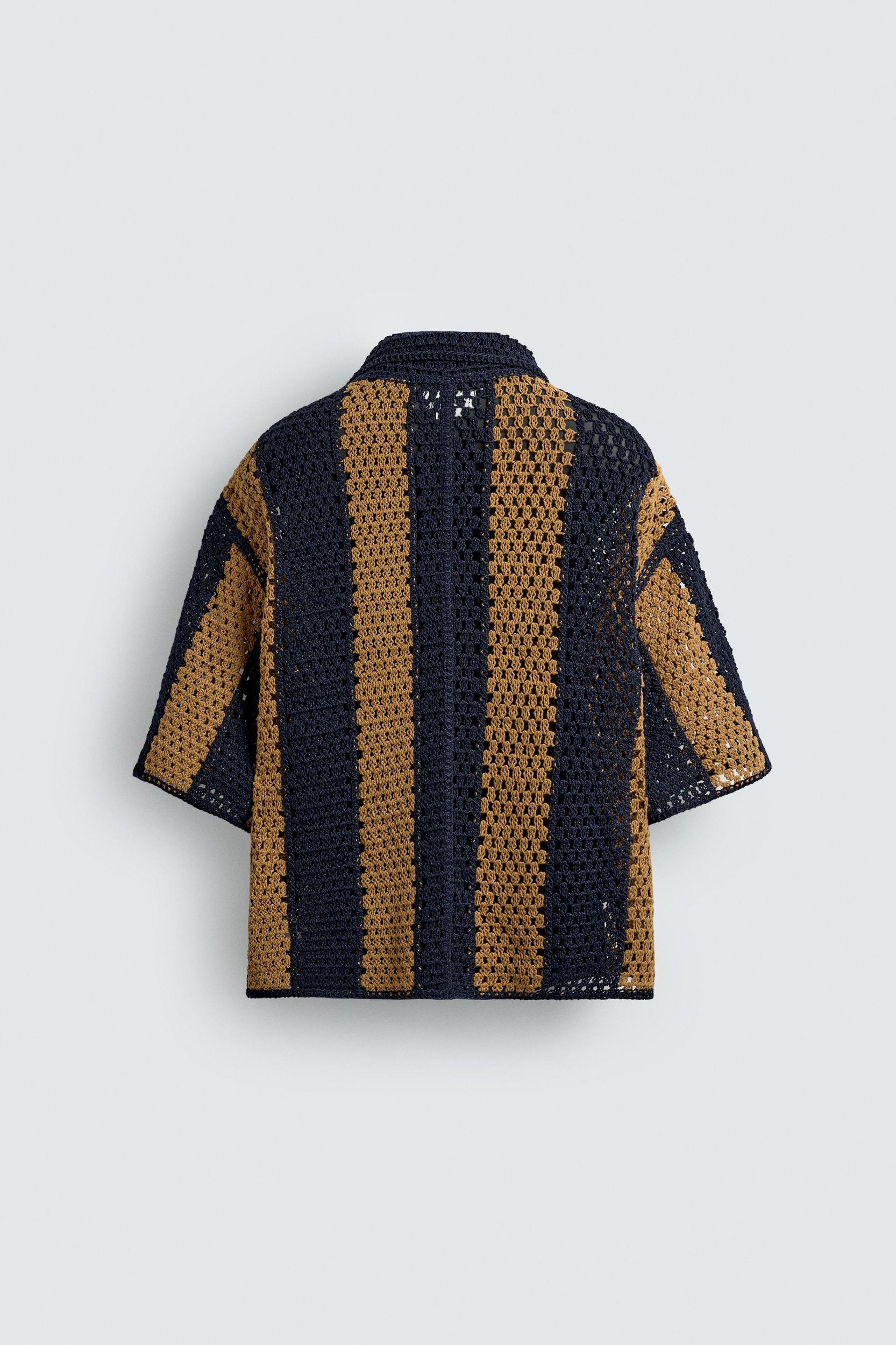 CROCHET PATCH SHIRT Product Image