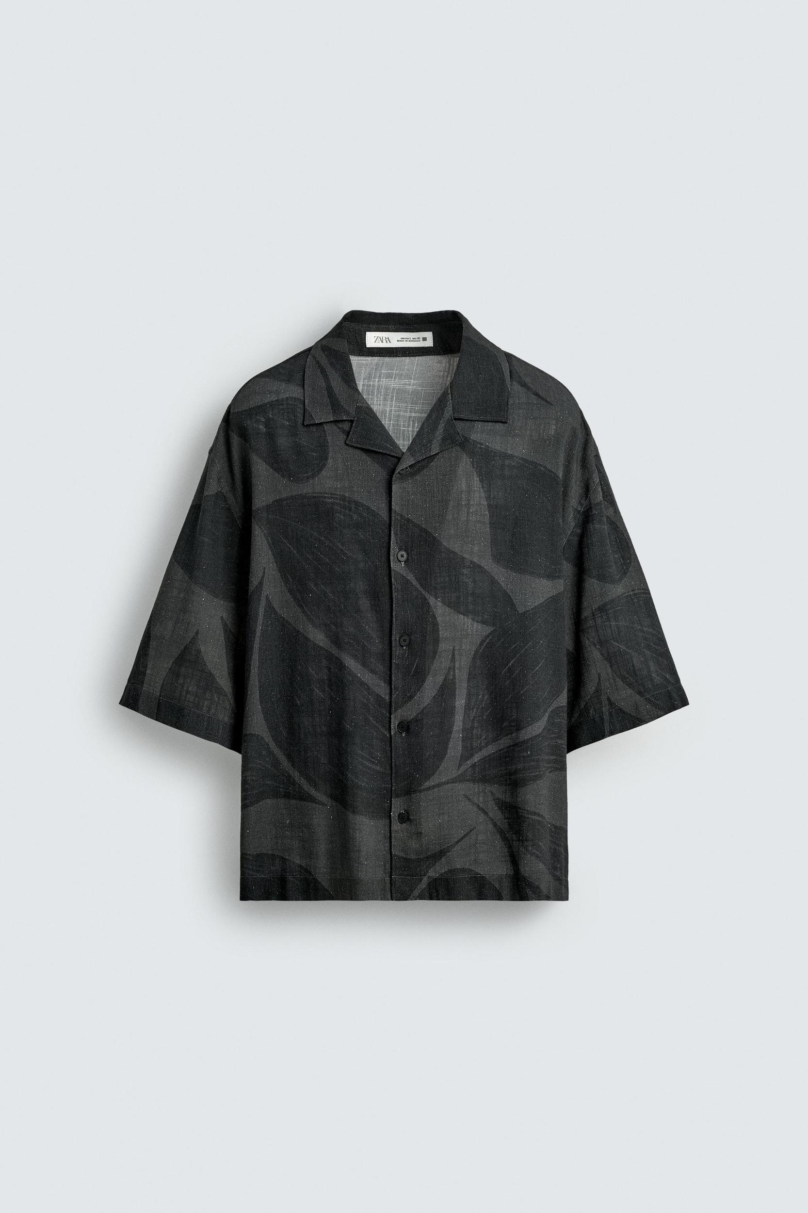 VISCOSE-LINEN SHIRT Product Image