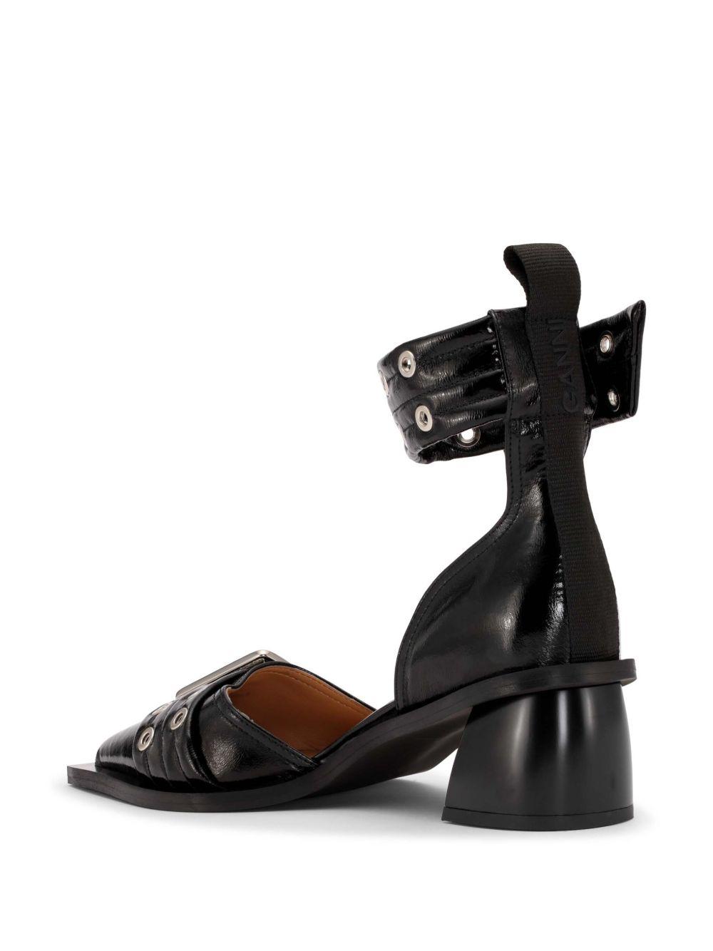 buckled faux-leather pumps Product Image