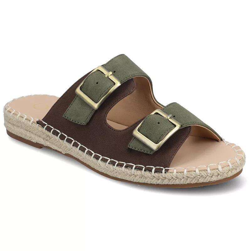 Journee Women's Tresah Double Strap Espadrille Sandals,  Product Image