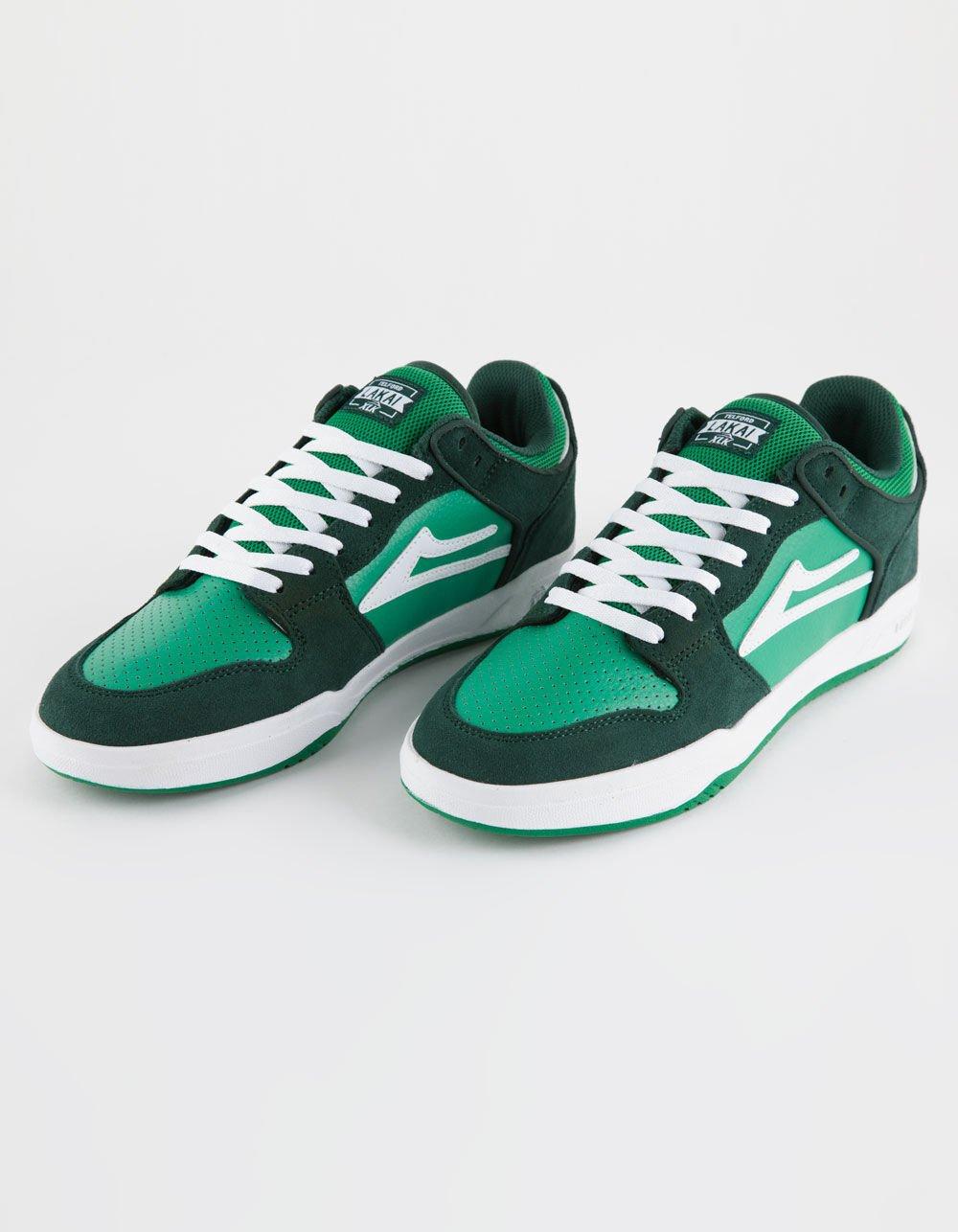 LAKAI Telford Low Mens Shoes - GREEN COMBO Product Image