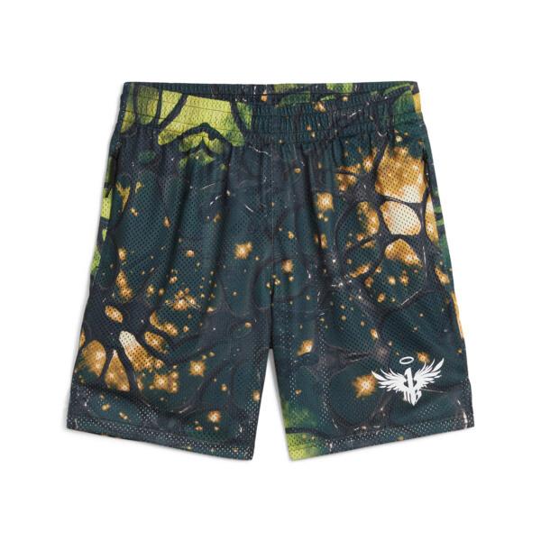 PUMA x LAMELO BALL Rare Reserve Men's Basketball Shorts in Black/Aop Product Image