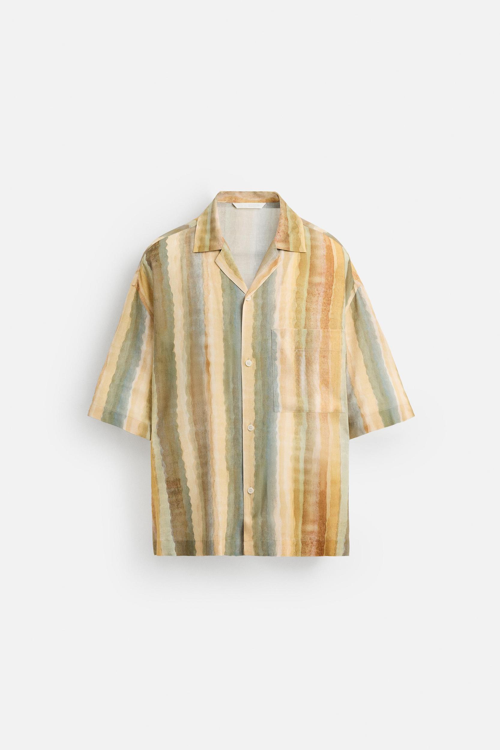 STRIPED PRINT SHIRT Product Image
