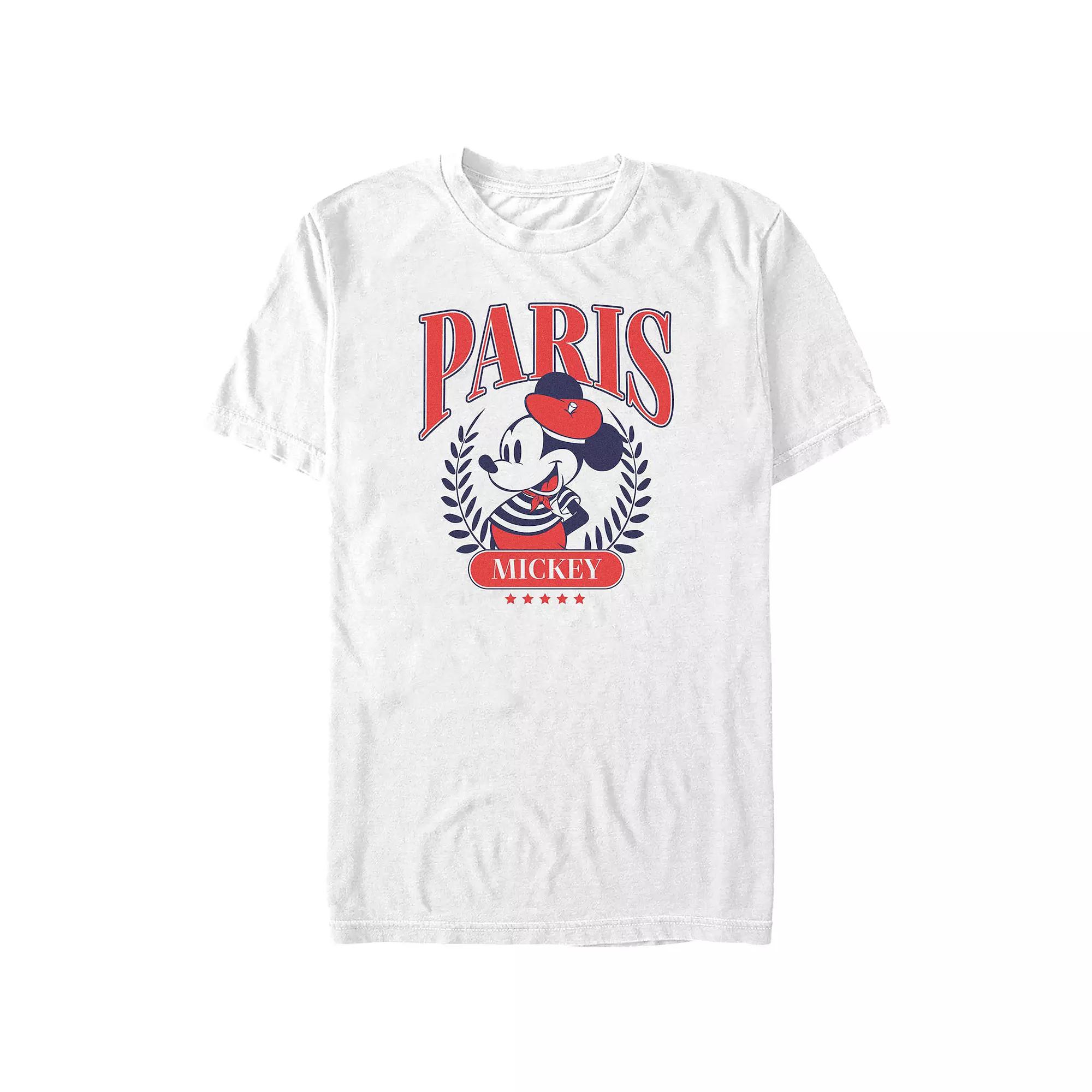 Disney's Mickey Mouse Paris Mouse Big & Tall Graphic Tee, Men's,  Product Image