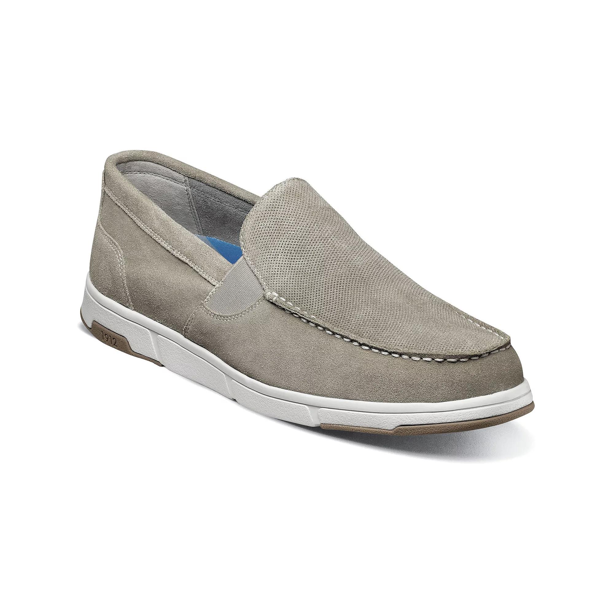 Nunn Bush® Luca Men's Suede Moc Toe Venetian Slip-On Shoes,  Product Image