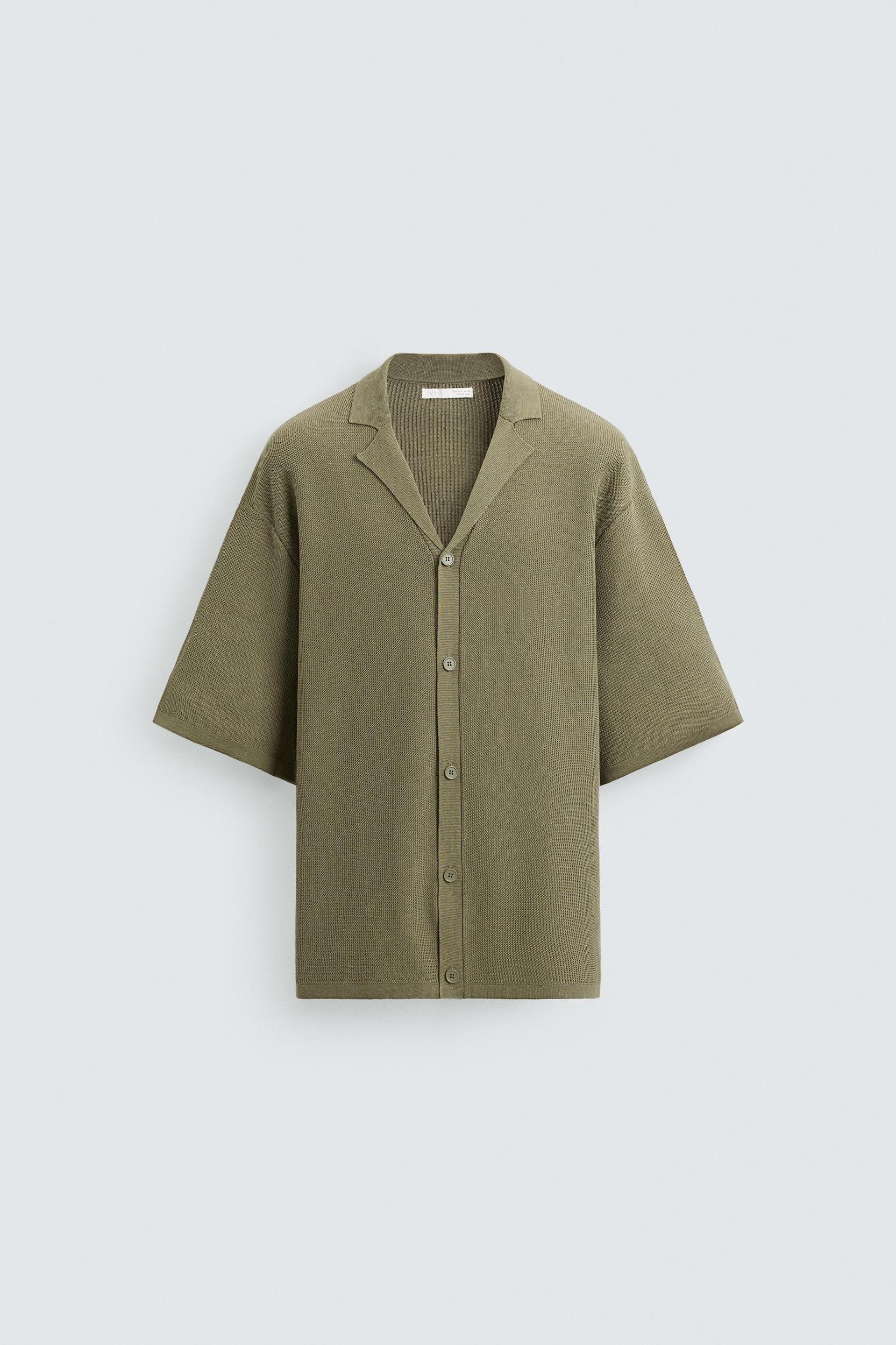 TEXTURED KNIT SHIRT Product Image