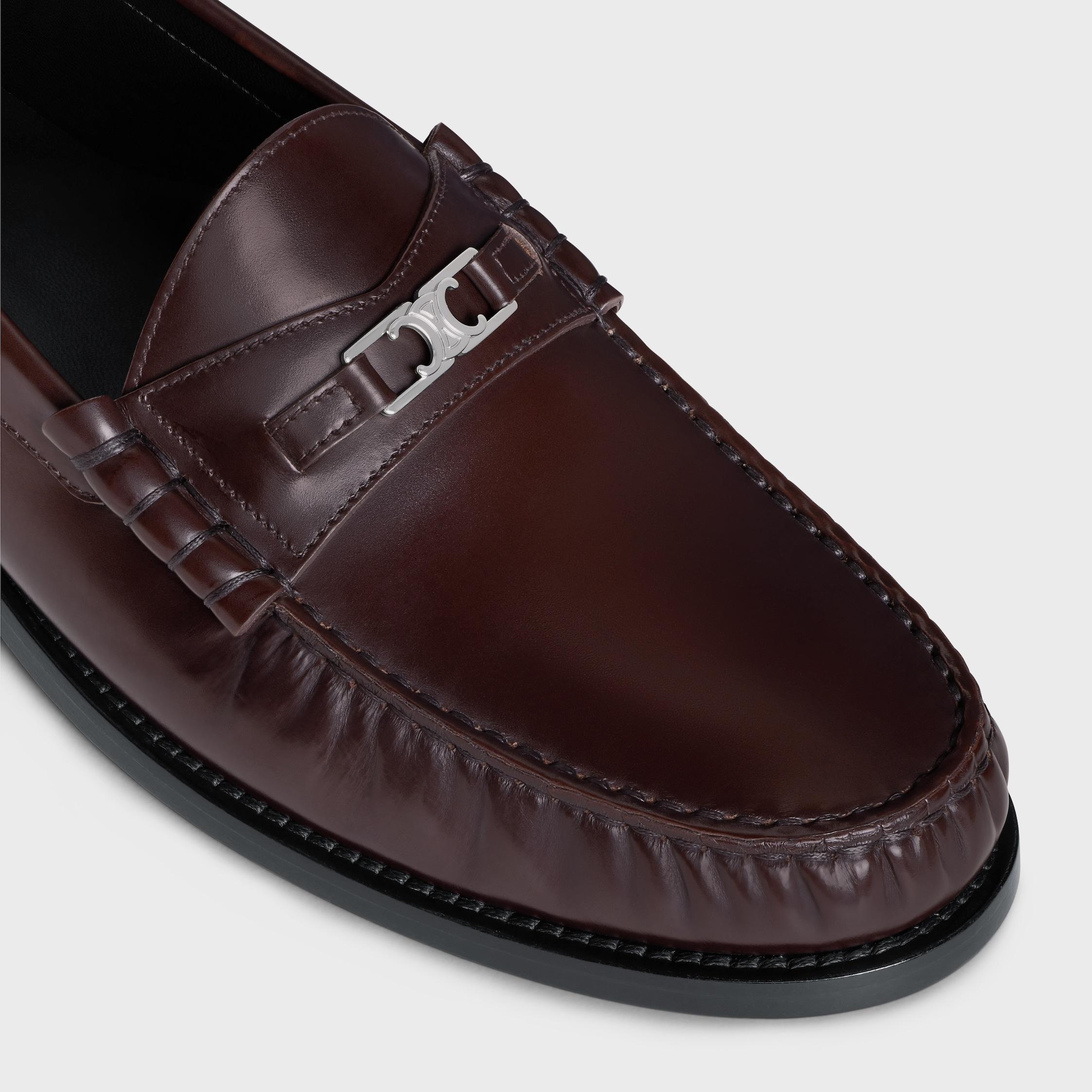 CELINE LUCO Triomphe Loafer in POLISHED BULL Product Image