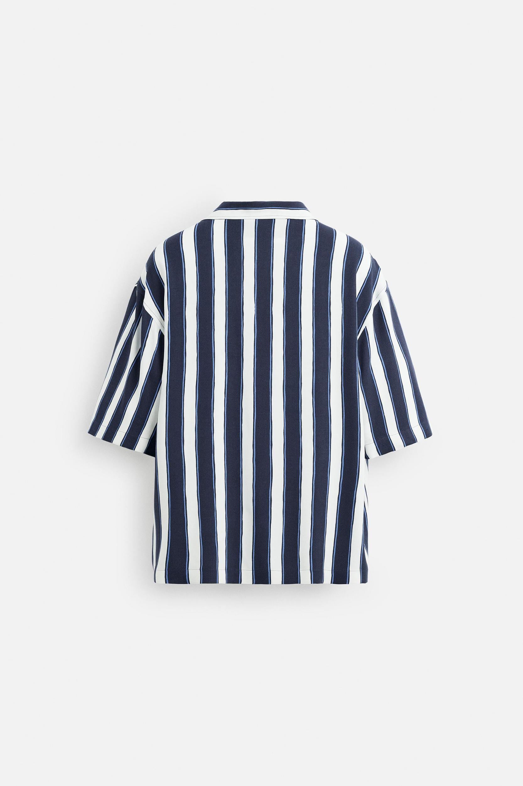 VISCOSE STRIPED SHIRT Product Image