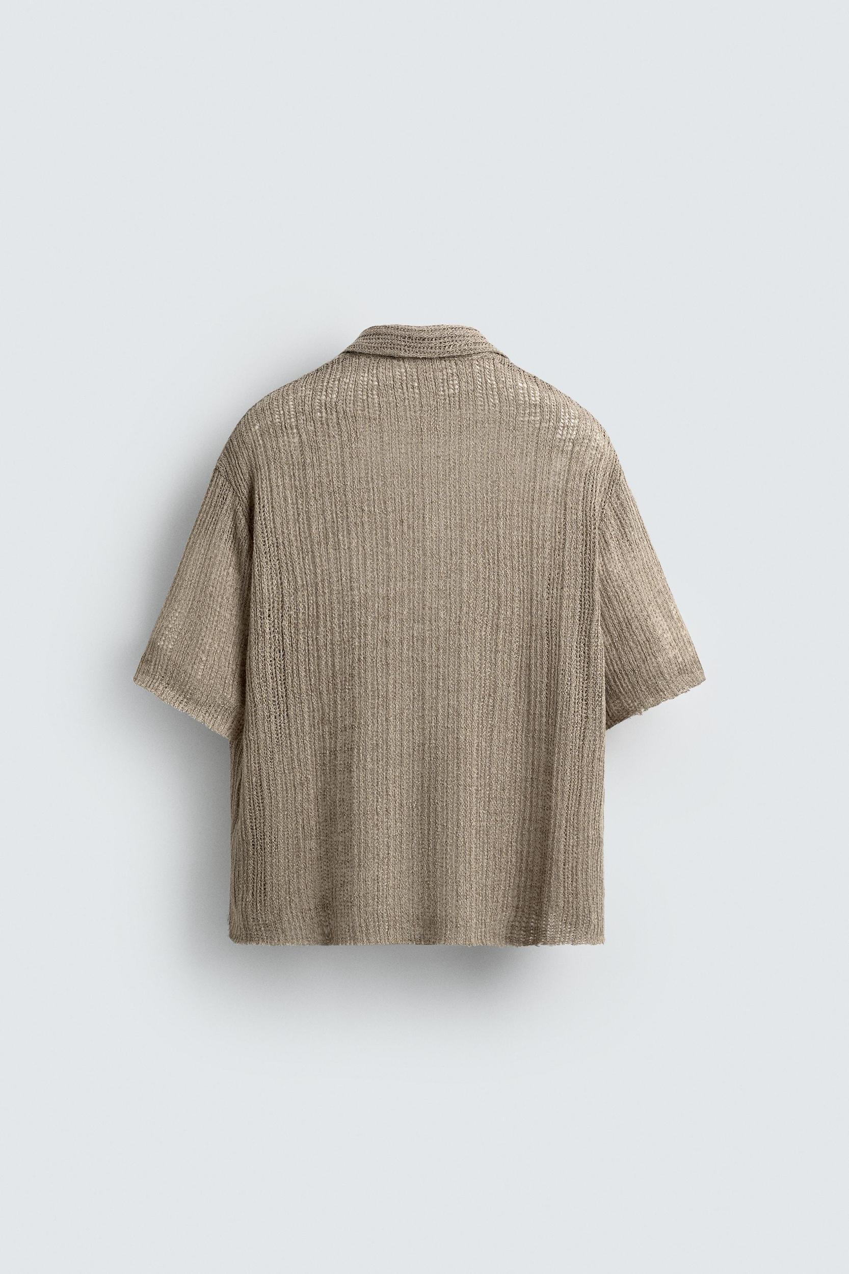 TEXTURED KNIT SHIRT Product Image