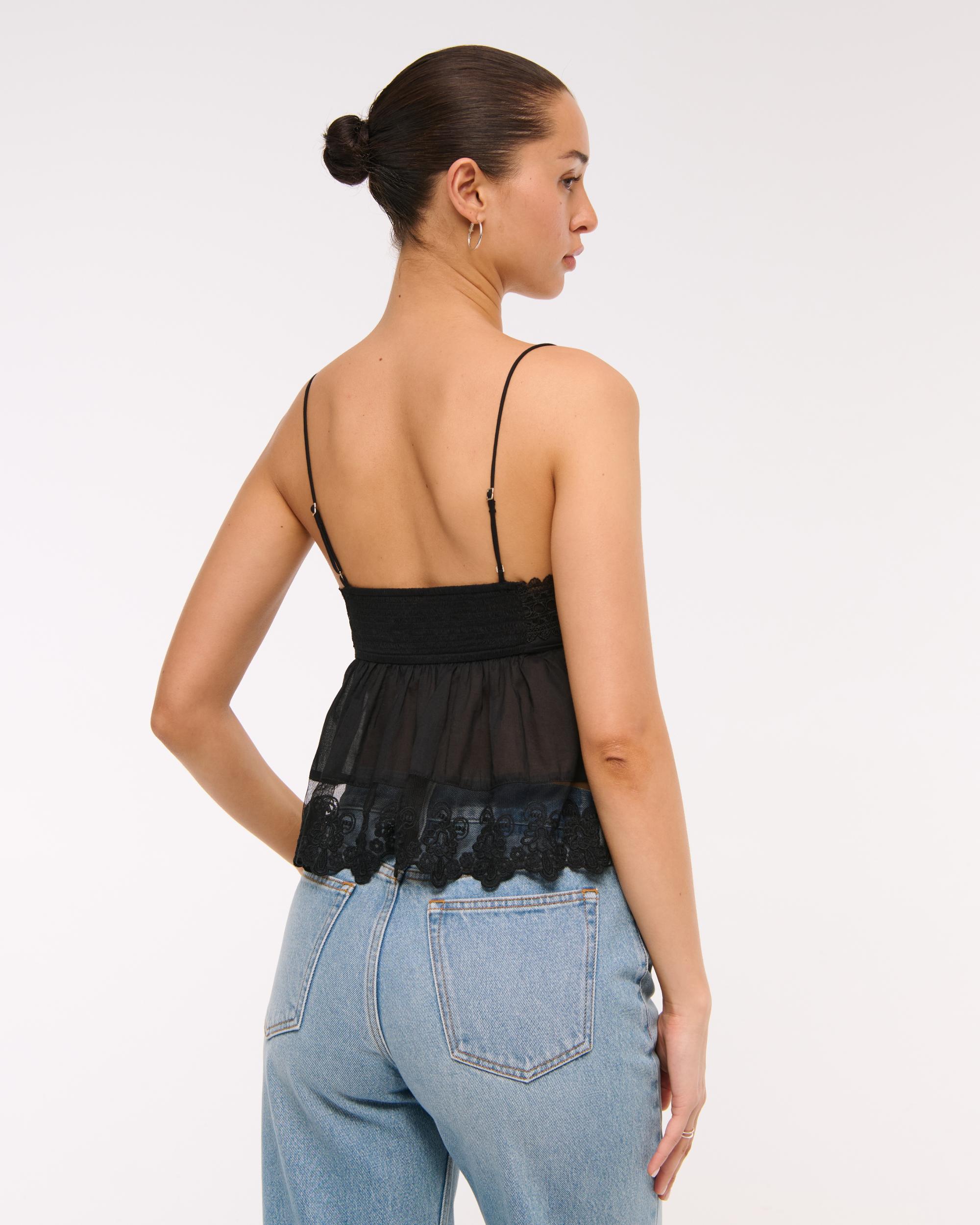 Babydoll Lace-Trim Cami Product Image