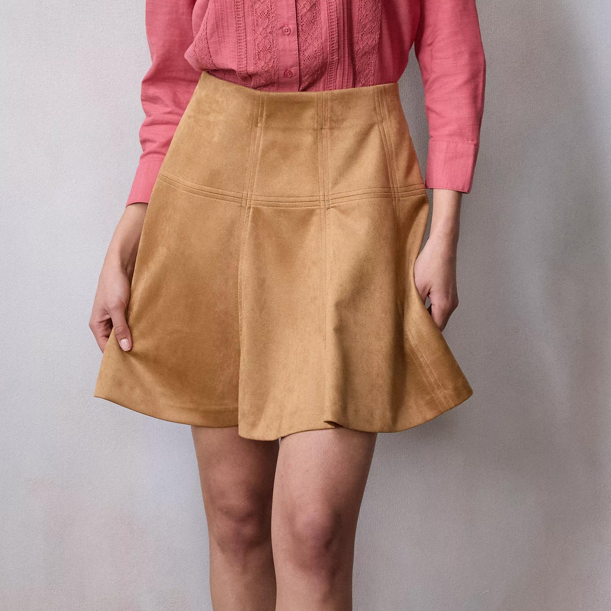 Petite LC Lauren Conrad Paneled Mini Skirt, Women's, Size: XL Petite Product Image