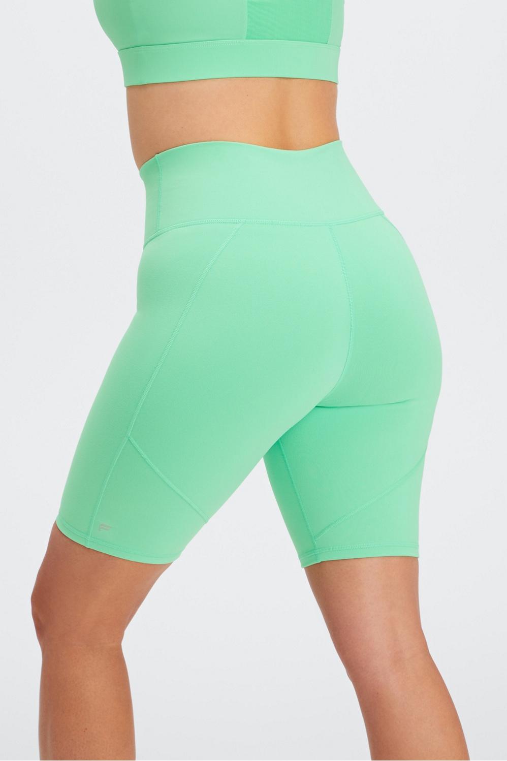 Fabletics Define High-Waisted 9 Short Womens green Size XXS Product Image