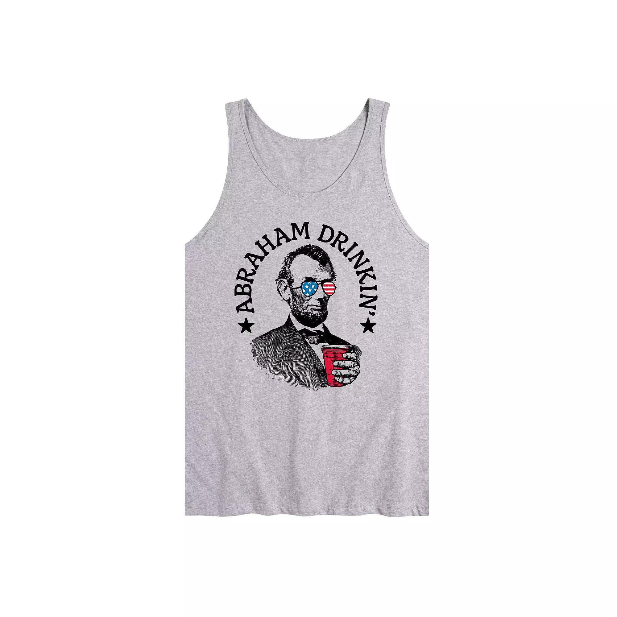 Men's Abraham Drinkin Tank Top,  Product Image