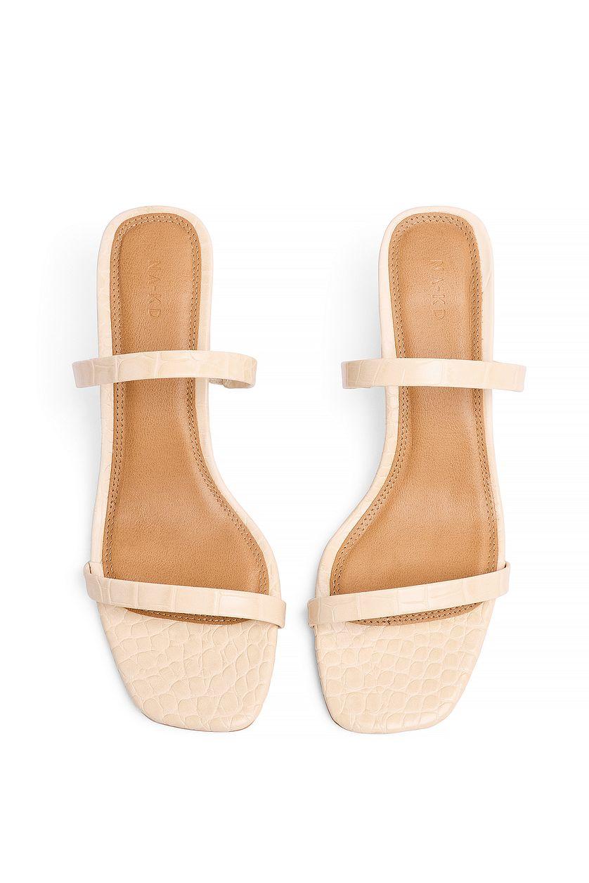 Croc Squared Strap Sandals Product Image