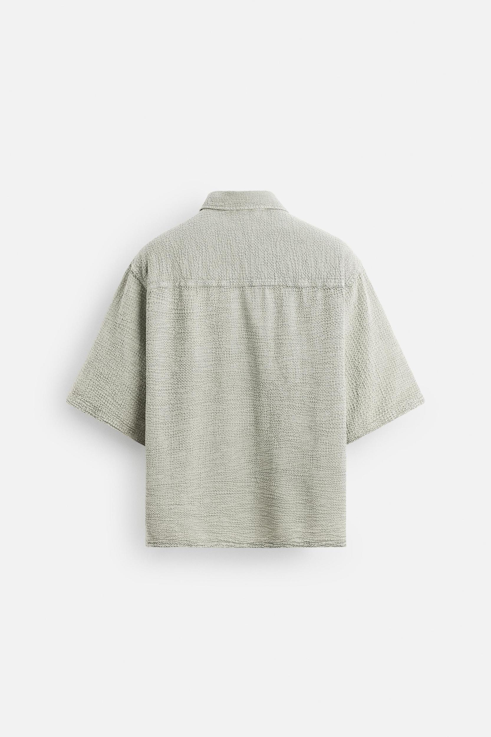 WASHED TEXTURE SHIRT Product Image