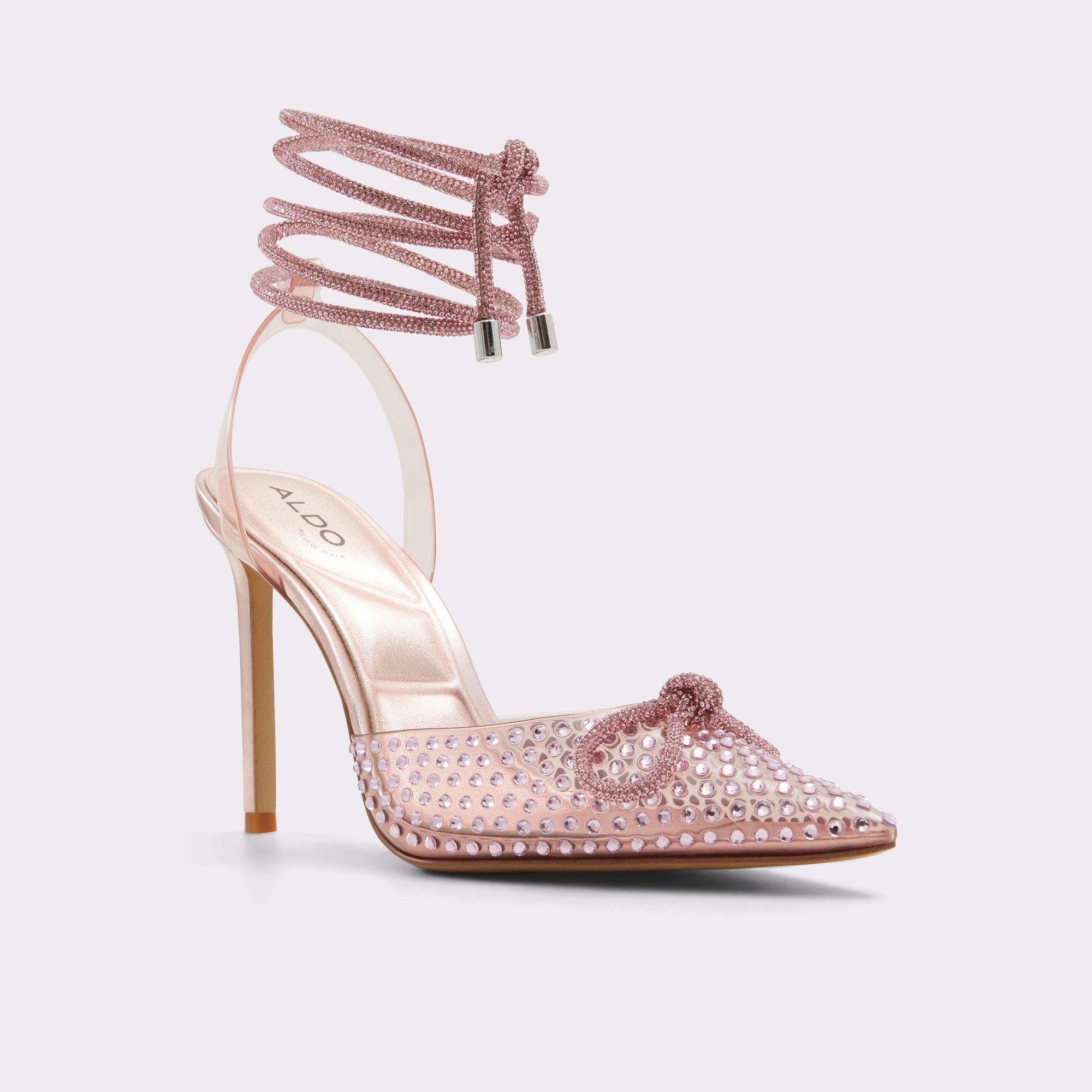 Tenzin Pink Women's Strappy Heels | ALDO US Product Image