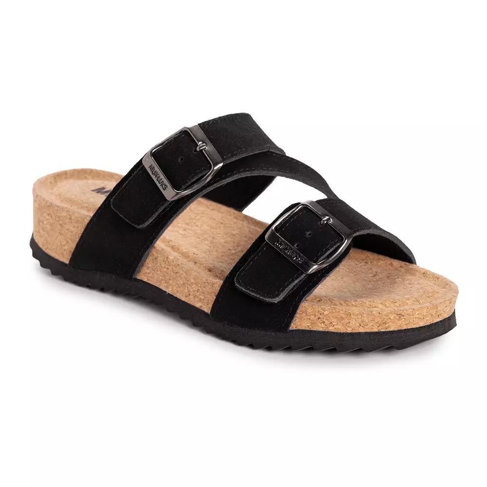 MUK LUKS Poppy Women's Suede Slide Sandals,  Product Image