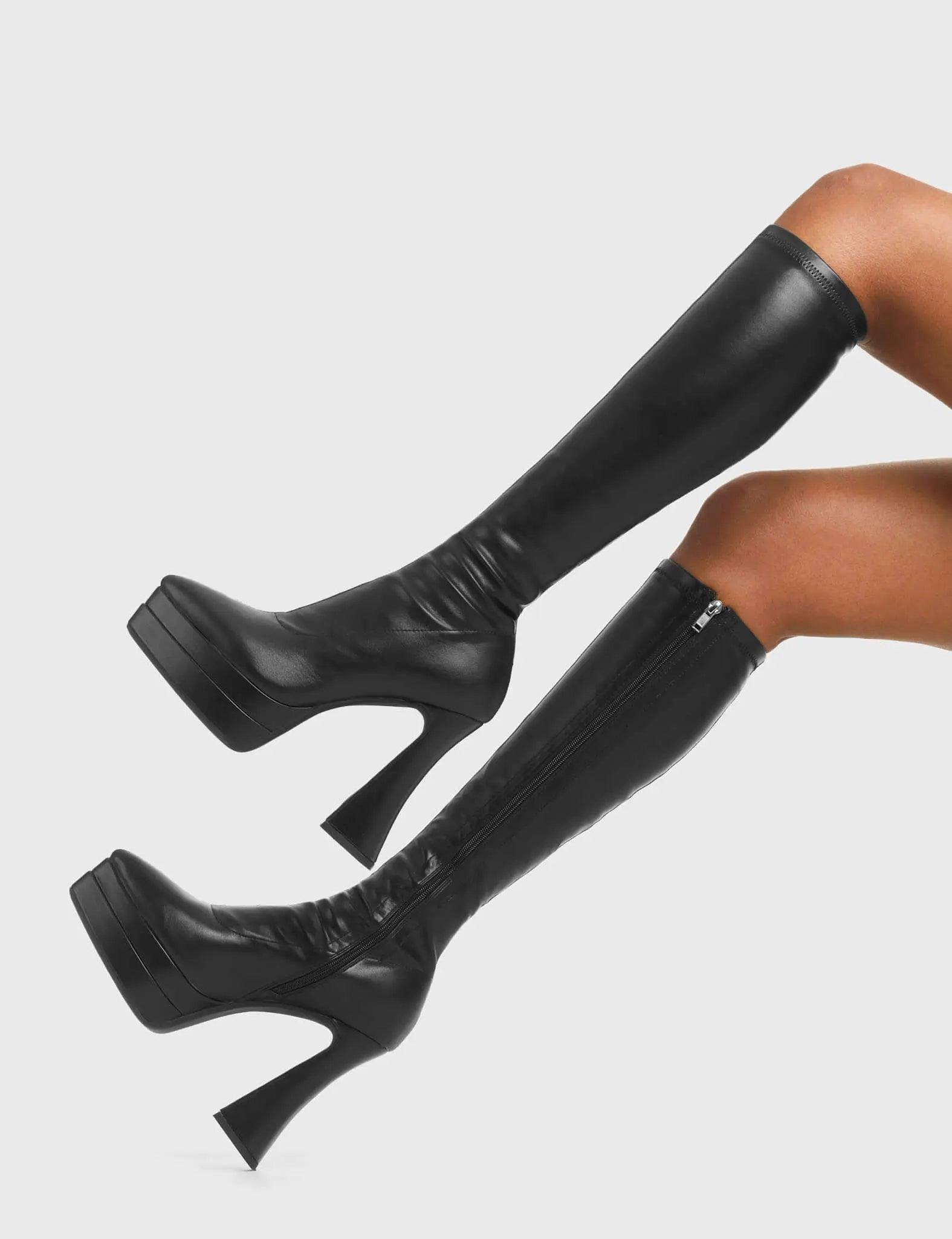 Alter Ego Platform Knee High Boots Product Image