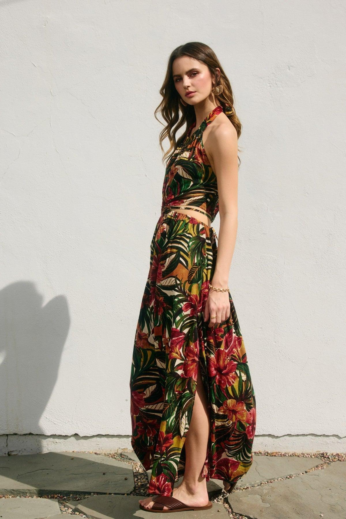 Printed Maxi Dress Product Image