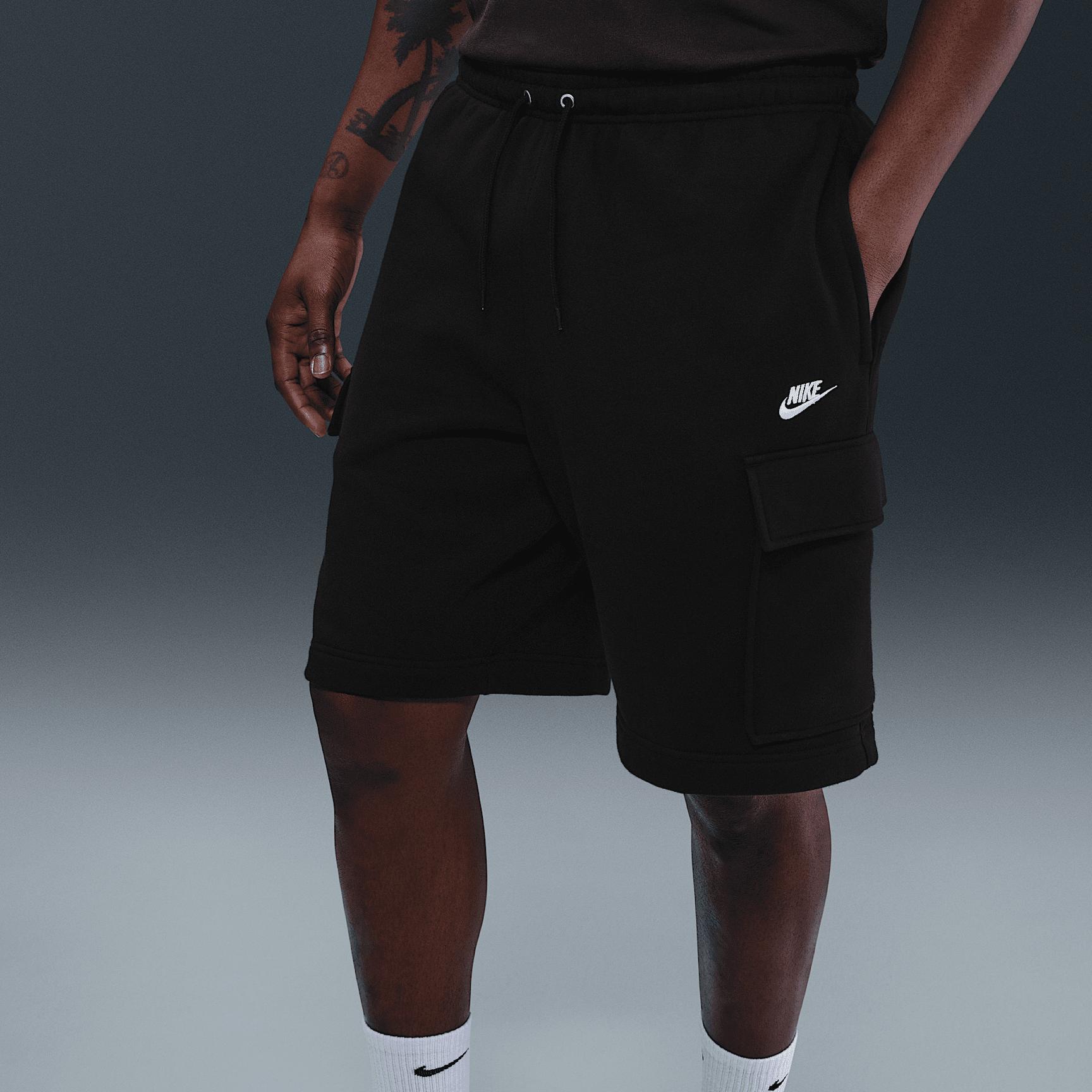 Nike Mens Club Fleece Cargo Shorts | FN3525-010 Product Image