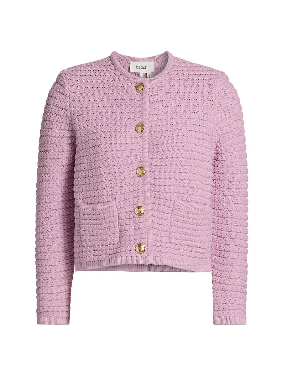 Womens Gaspard Cotton-Blend Knit Cardigan Product Image