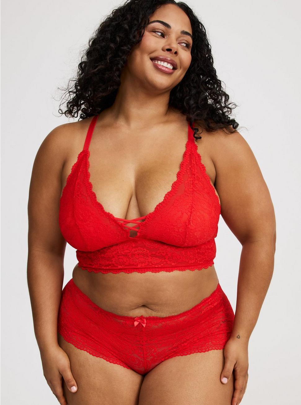 Lightly Lined Lace Bralette Product Image