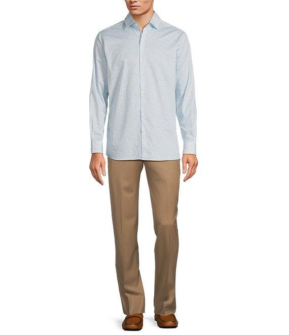 Hart Schaffner Marx The Mr. Classic Collection Long Sleeve Text Floral Coatfront Shirt Product Image