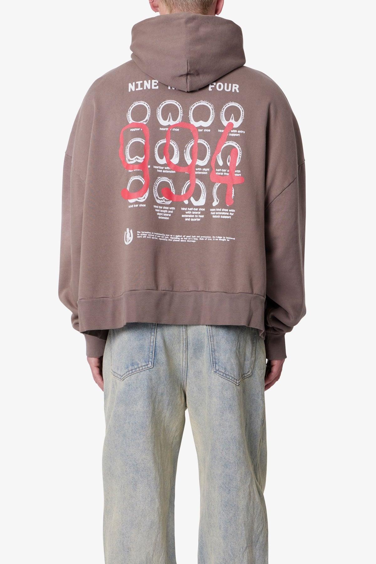 Horseshoe Hoodie - Brown Product Image