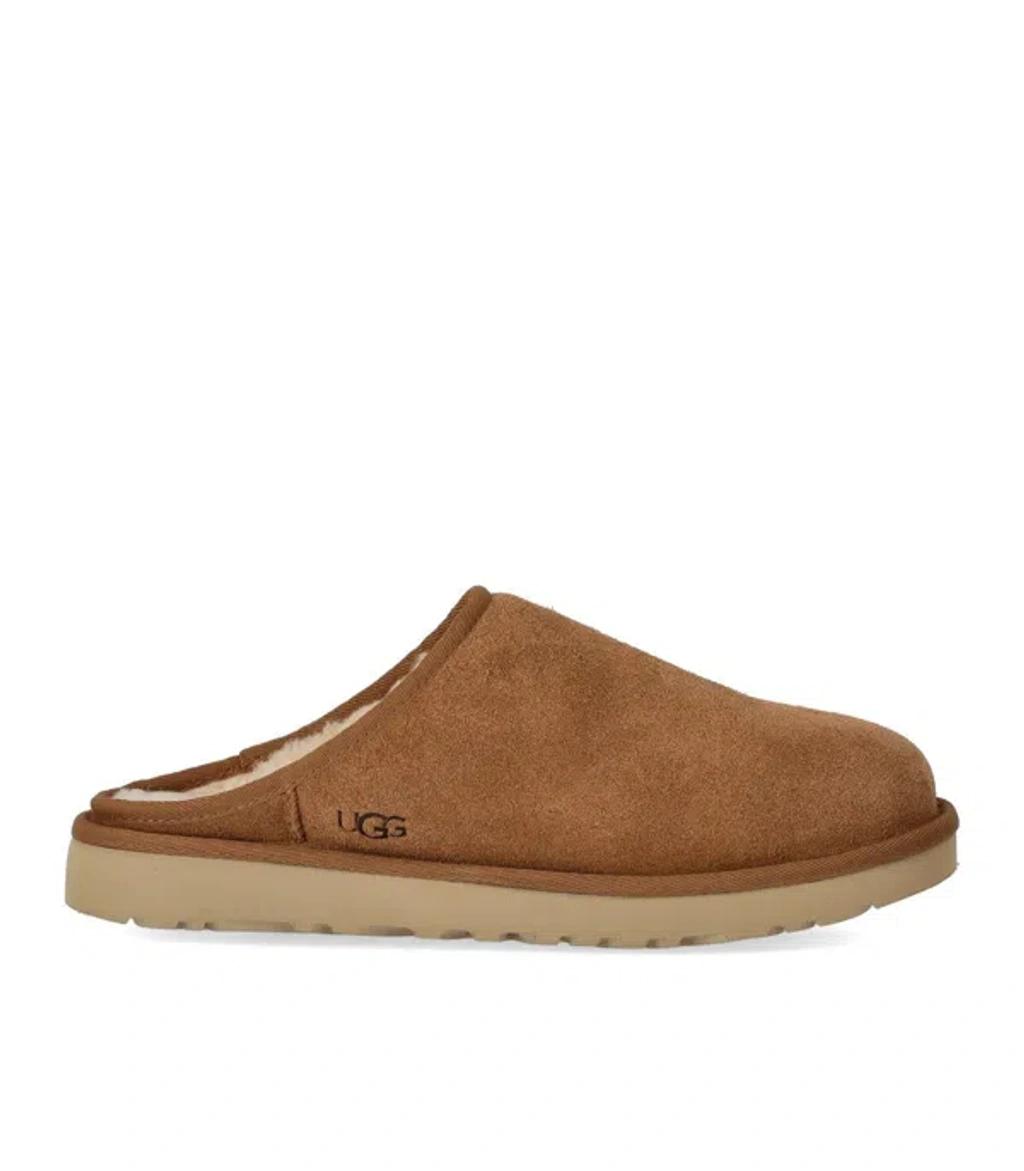 UGG 10mm Classic Slip-on Shearling Loafers In Chestnut Product Image