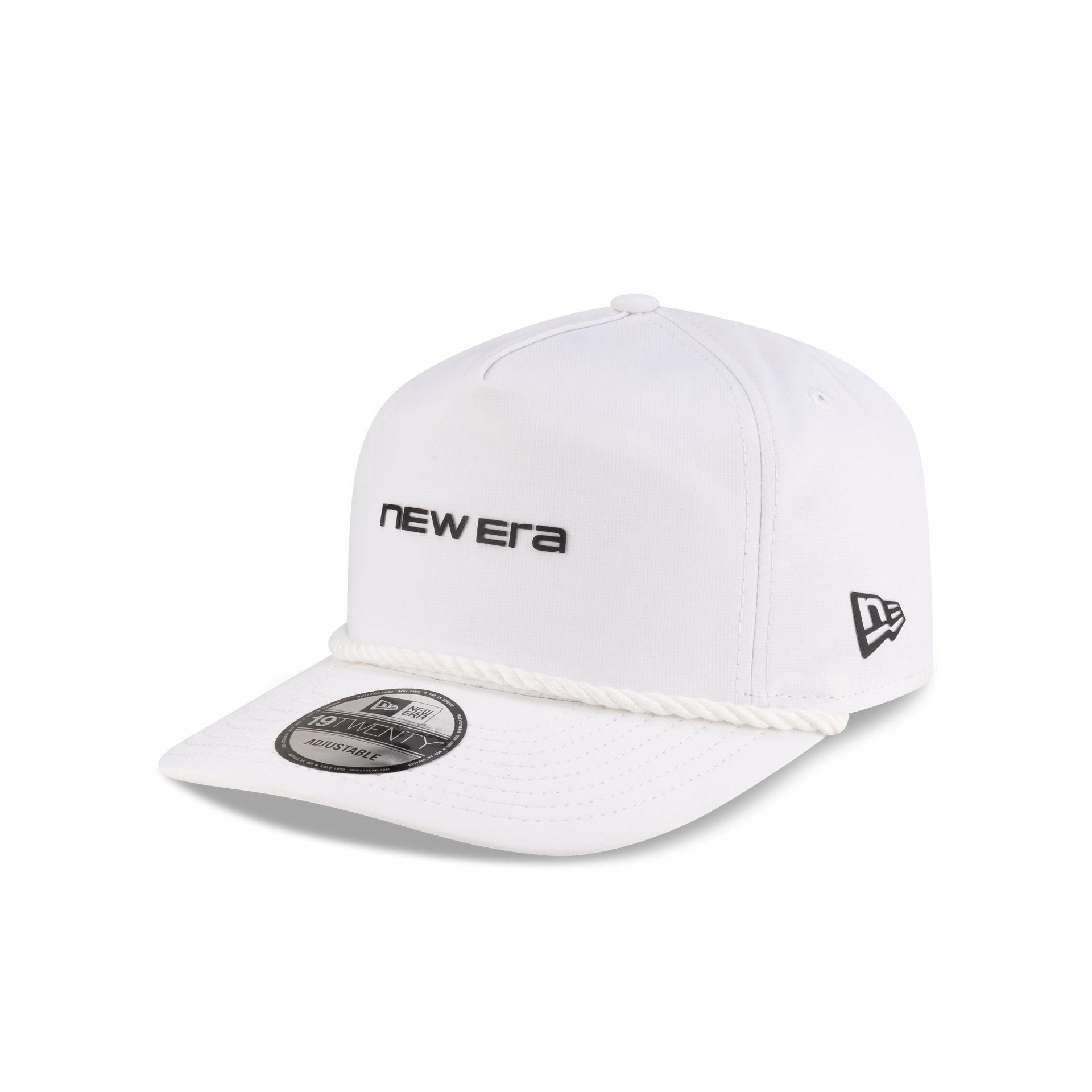 New Era Cap Wordmark White 19TWENTY Snapback Hat Male Product Image