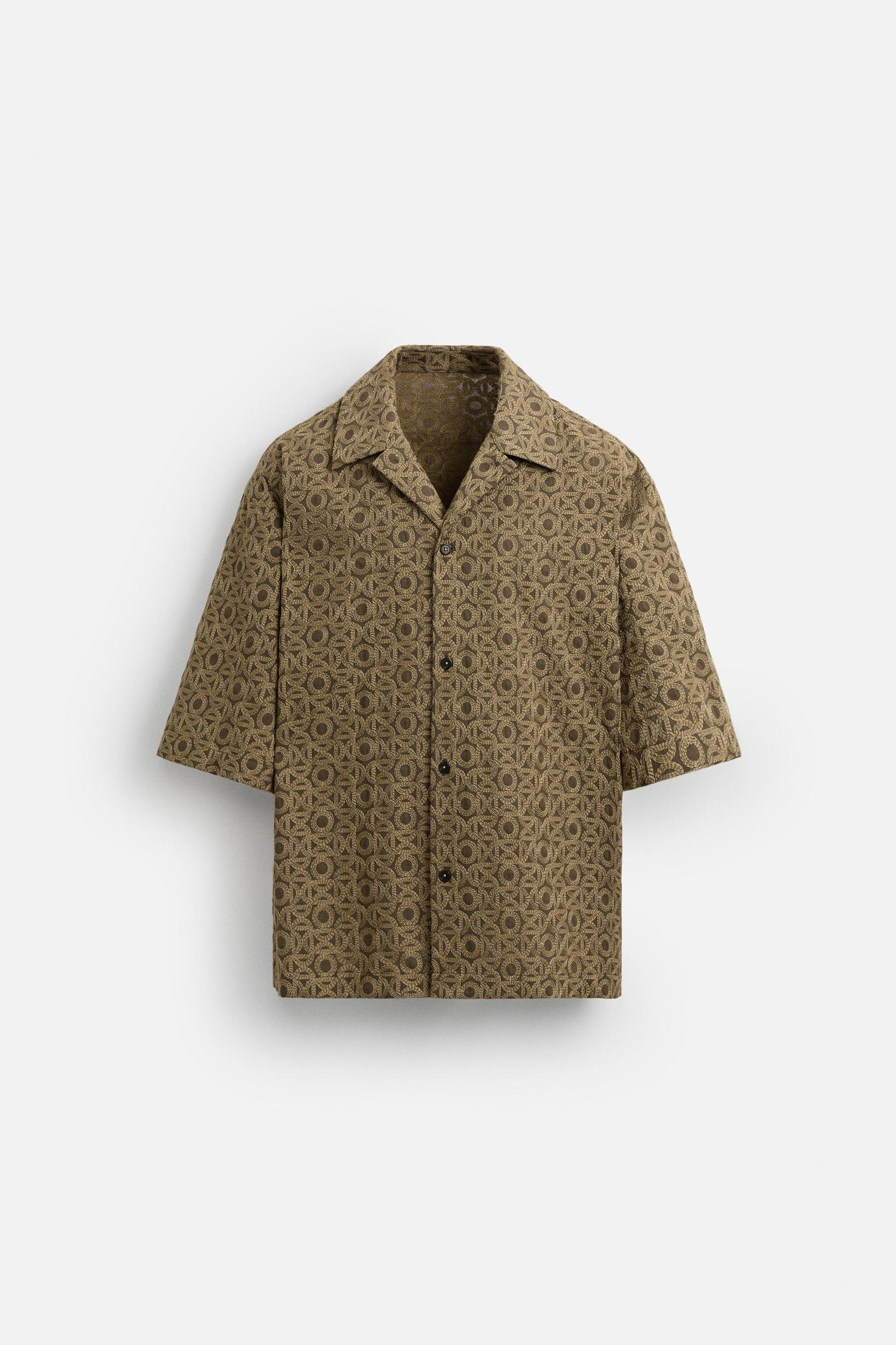 EMBROIDERED JACQUARD SHIRT Product Image