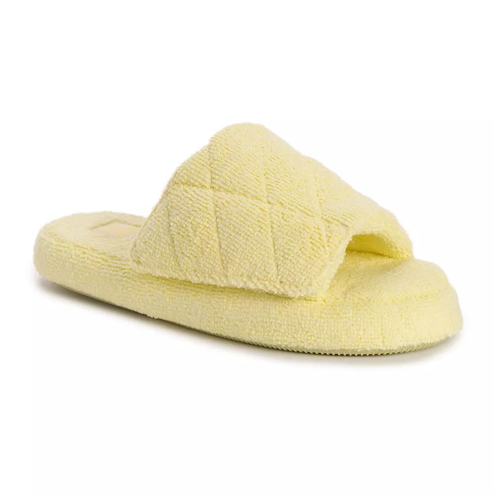 MUK LUKS Oriole Toweling Womens Slide Slippers Product Image