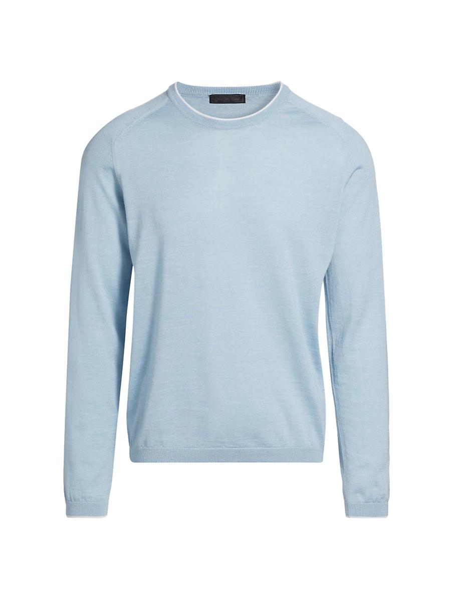 Mens COLLECTION Wool, Silk & Linen Sweater Product Image