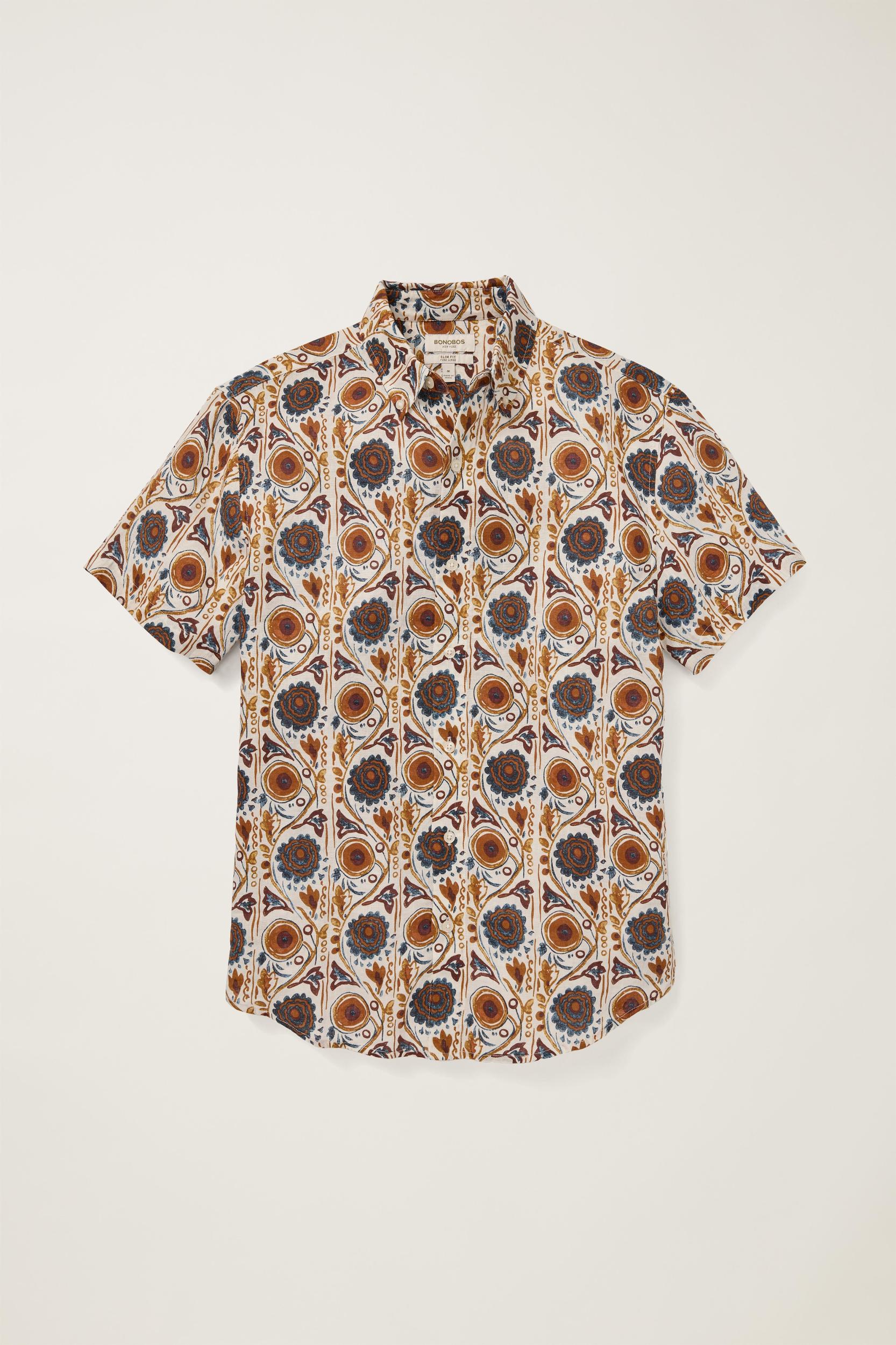 Riviera Linen Short Sleeve Shirt Product Image