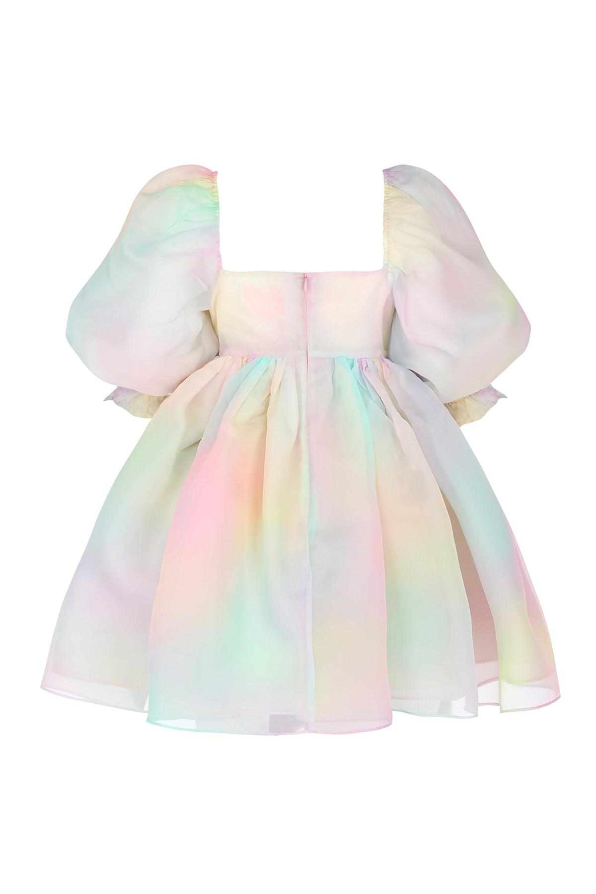The Rainbow Puff Dress Product Image