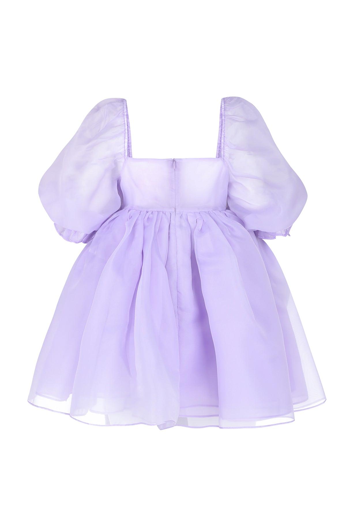 The Lilac Puff Dress Product Image