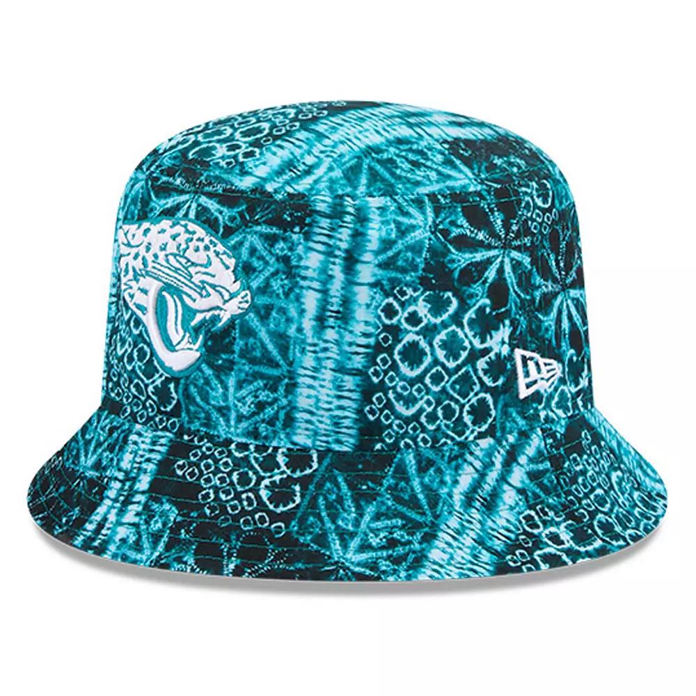 Men's New Era Teal Jacksonville Jaguars Shibori Bucket Hat,  Product Image