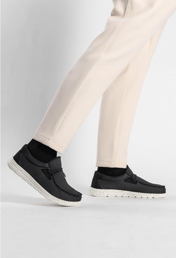 Men's Comfortable Slip-On Knit Loafers Product Image