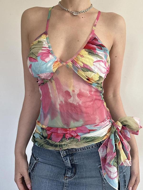 Colourful Abstract Prints Cami Top Product Image