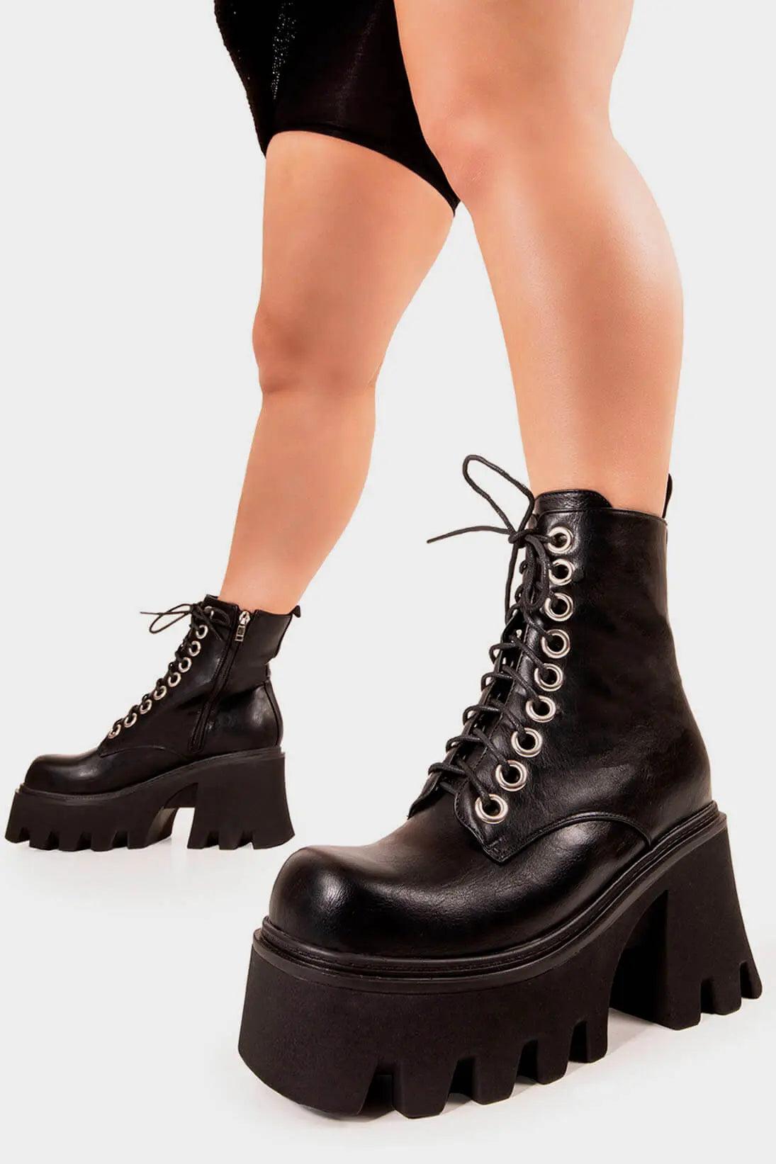 Run To You Chunky Platform Ankle Boots Product Image