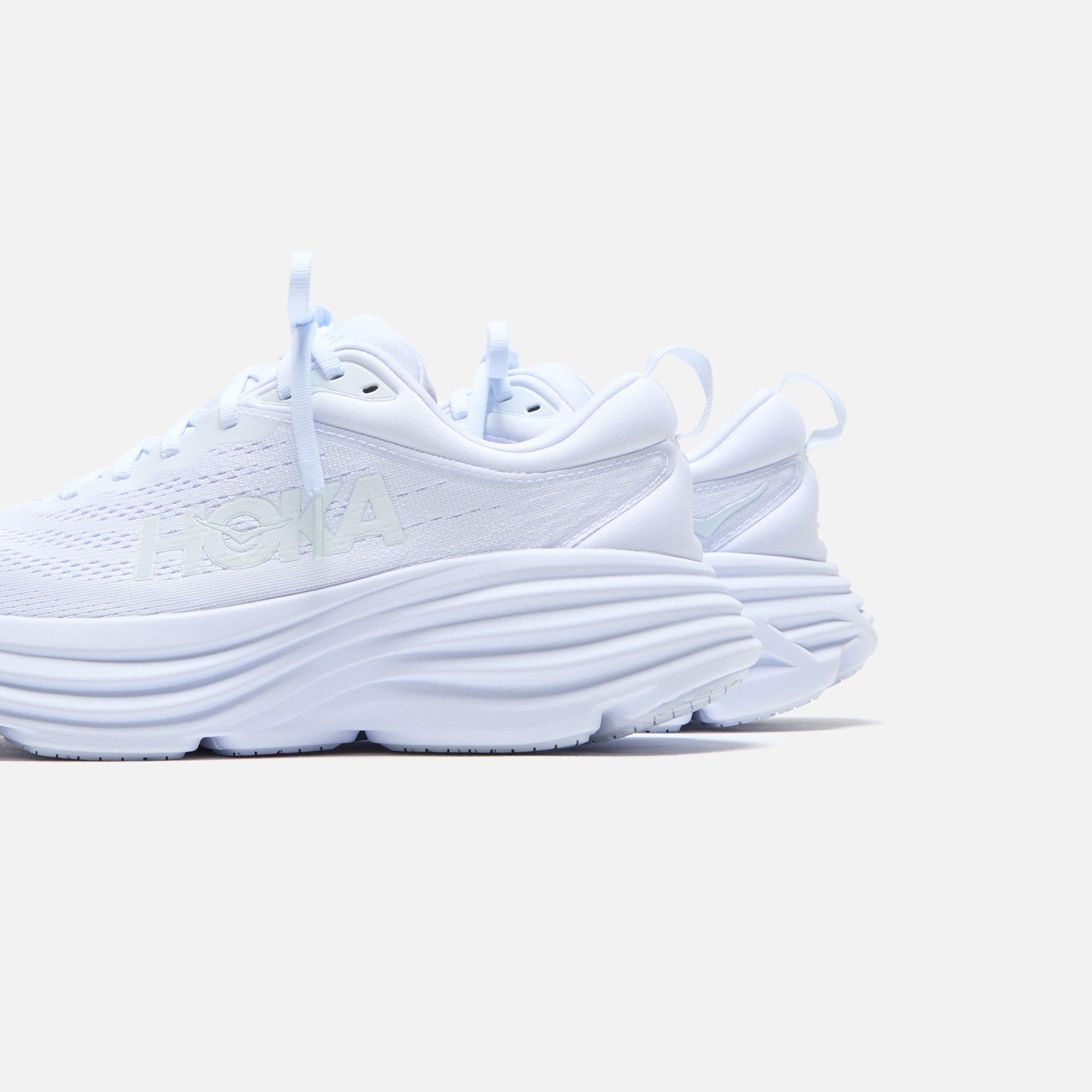 HOKA WMNS Bondi 8 - White / White Female Product Image