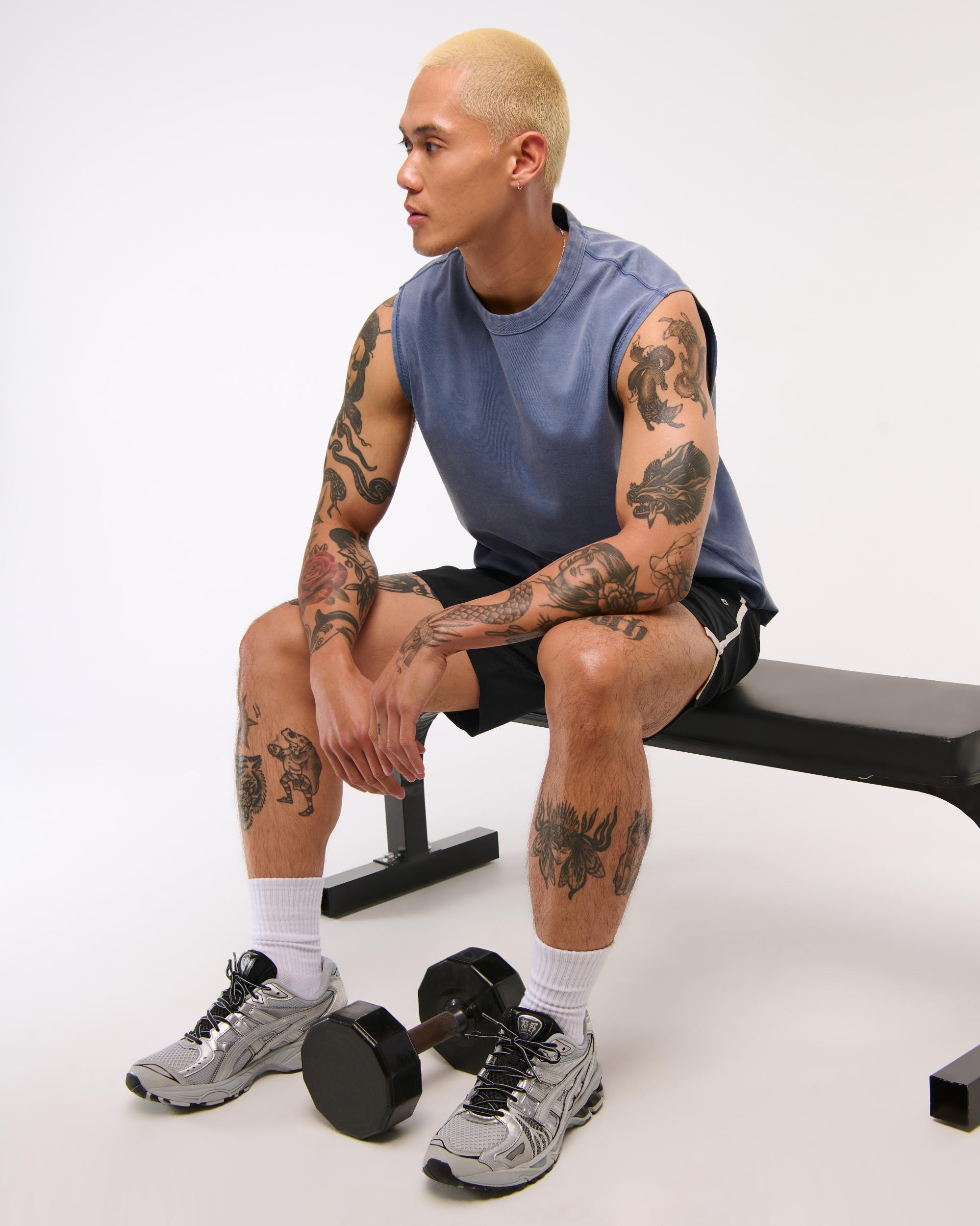 YPB Active Cropped Heavyweight Cotton Tank Product Image