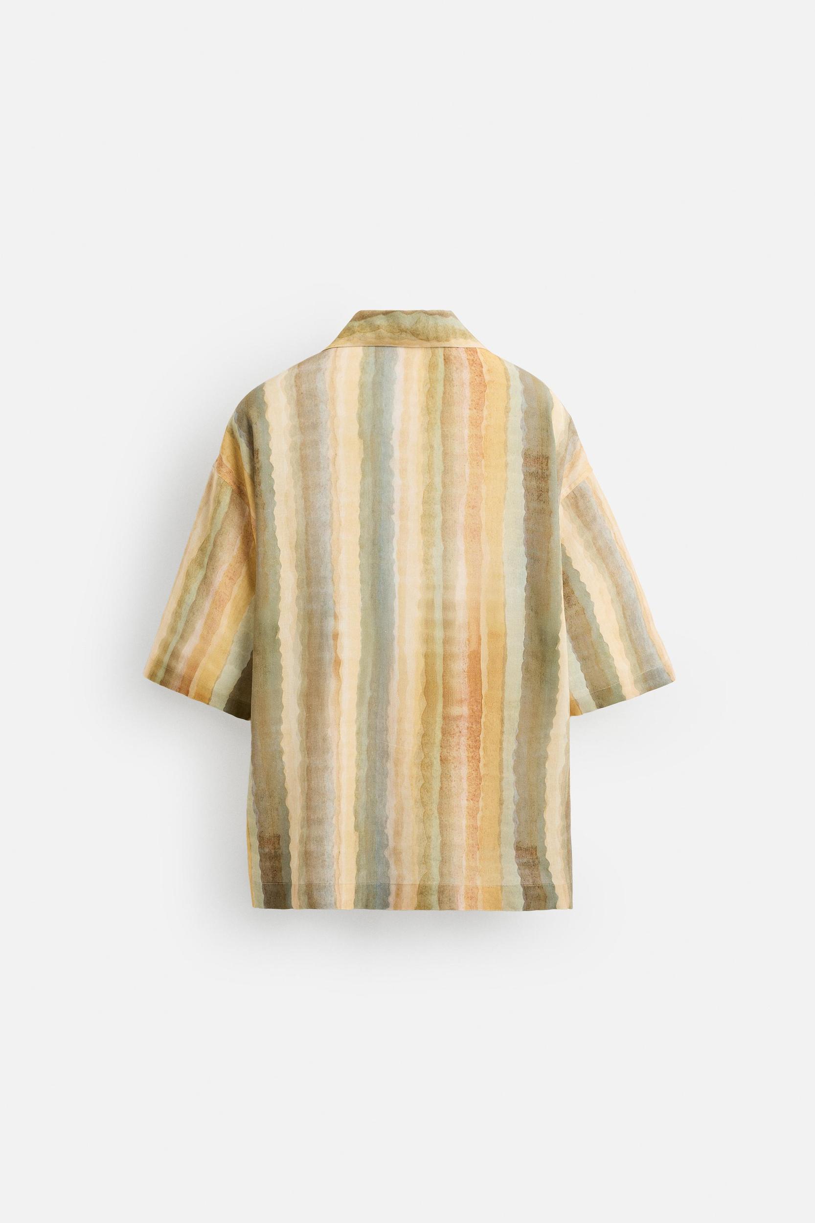 STRIPED PRINT SHIRT Product Image